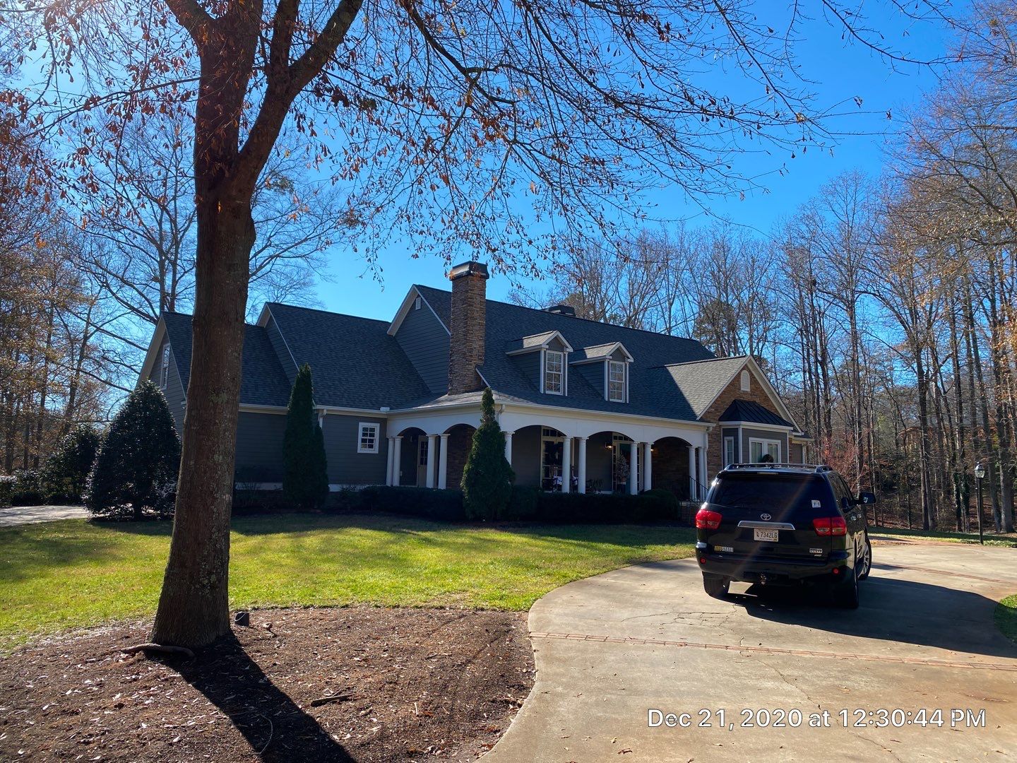 Residential Roofing Installation in Spartanburg, SC using Ceartainteed Landmark Architectural Shingles by Property Assessment