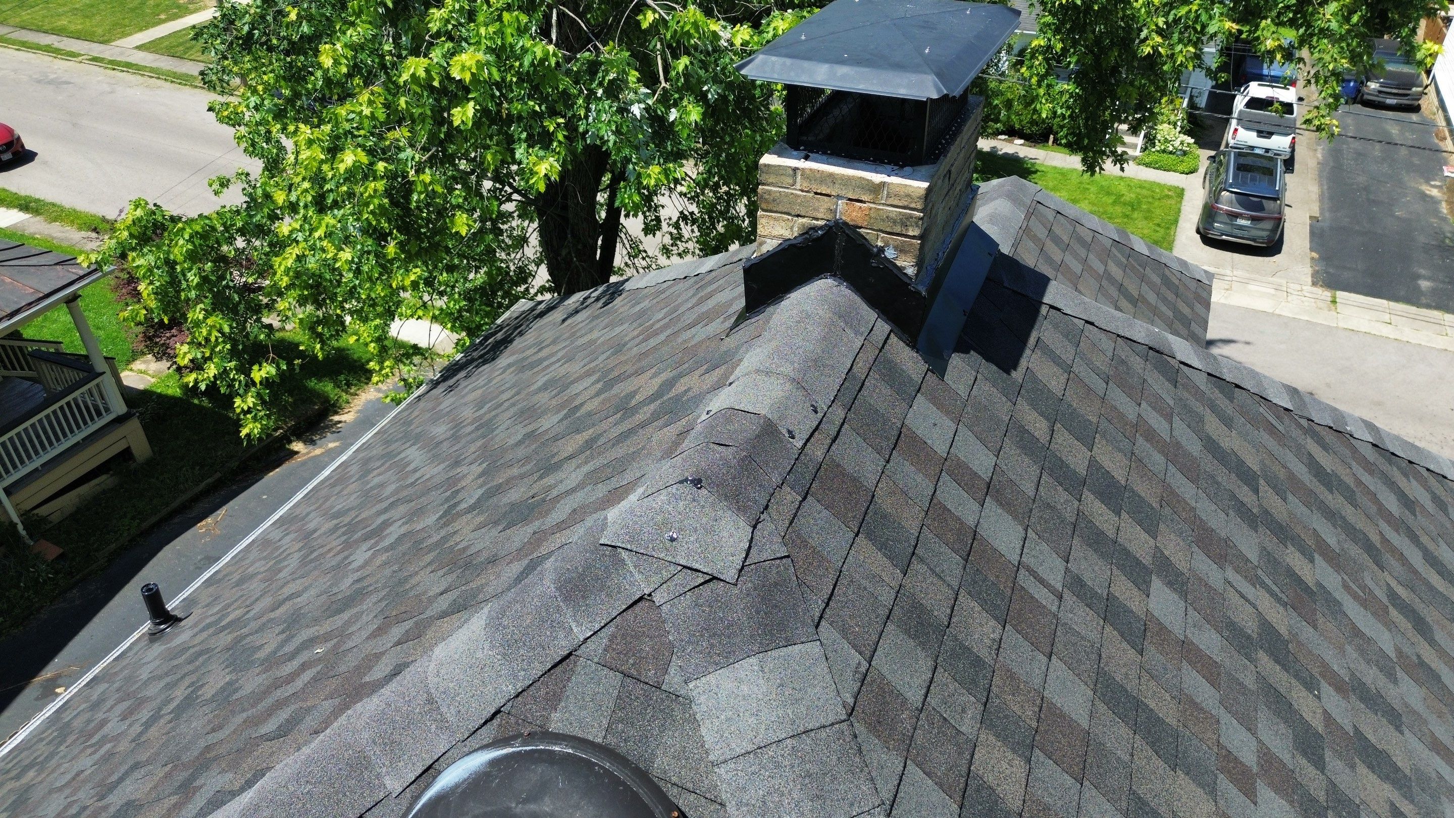 Residential Roofing Installation using Timberline UHDZ Shingles - Appalachian Sky by RoofX 