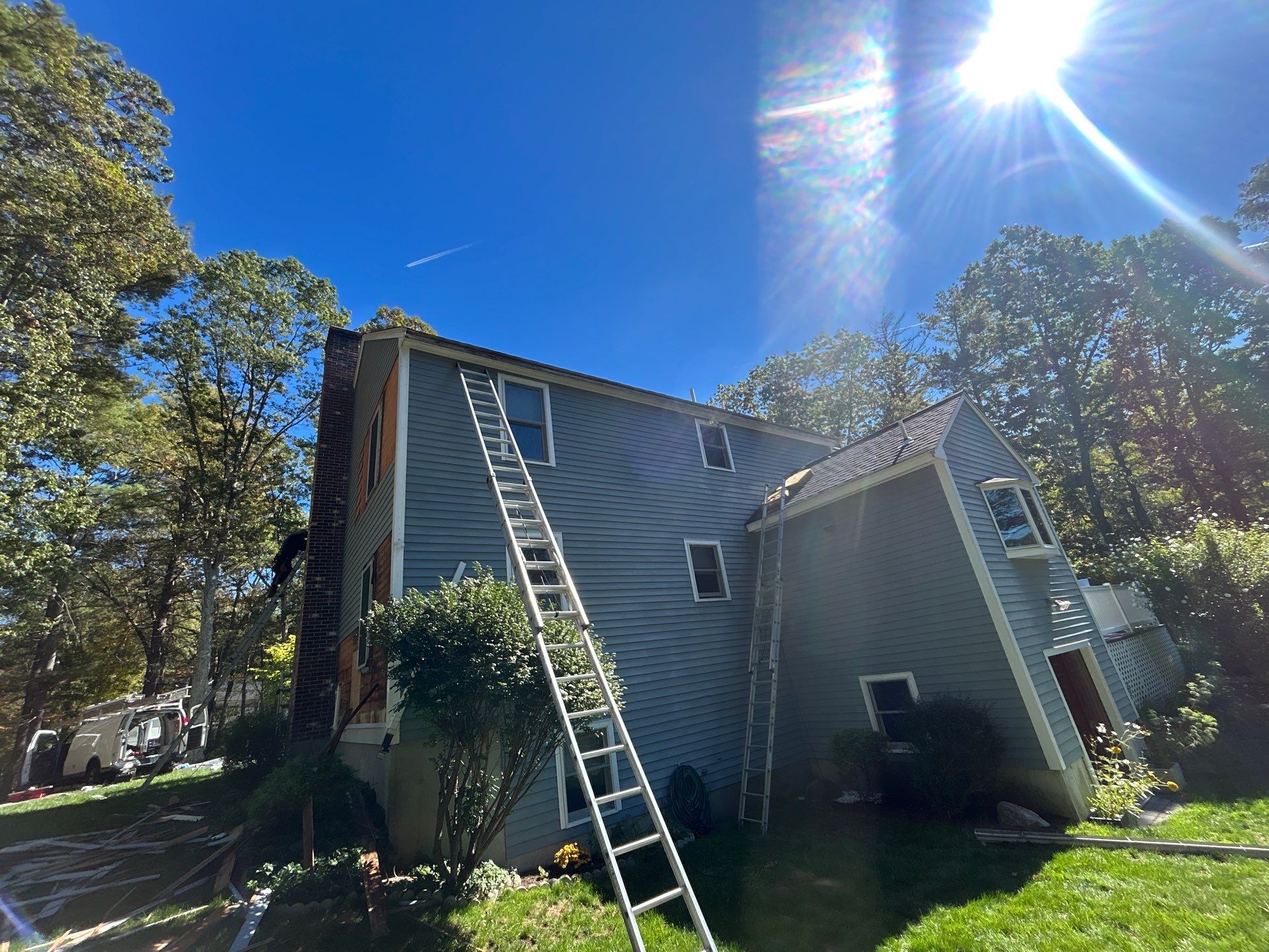Clapboard, Trim & Gutter Replacement – Groton, MA by Mighty Dog Roofing of Greater Middlesex County