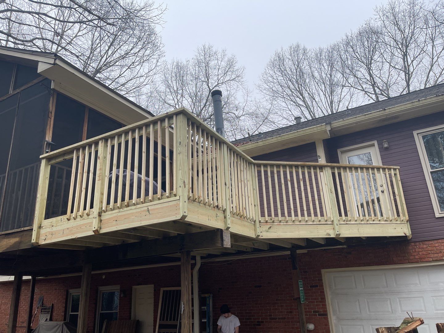 Russet Woods Deck by Pillar and Pine