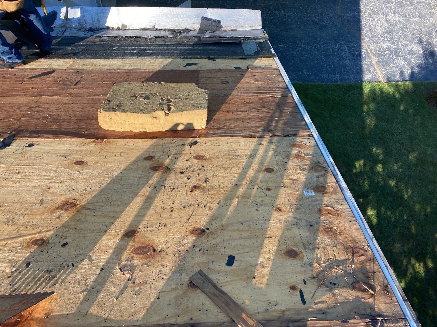 Residential Roofing Installation using Owens Corning Duration Slatestone Gray by A Plus Exterior