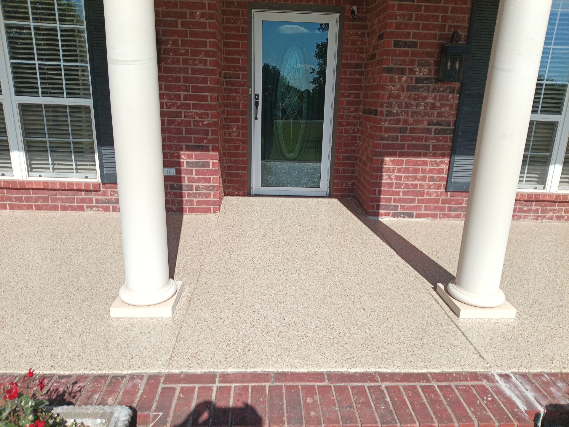 Patios in Pecan with Chestnut Accent by Copperhead Coatings