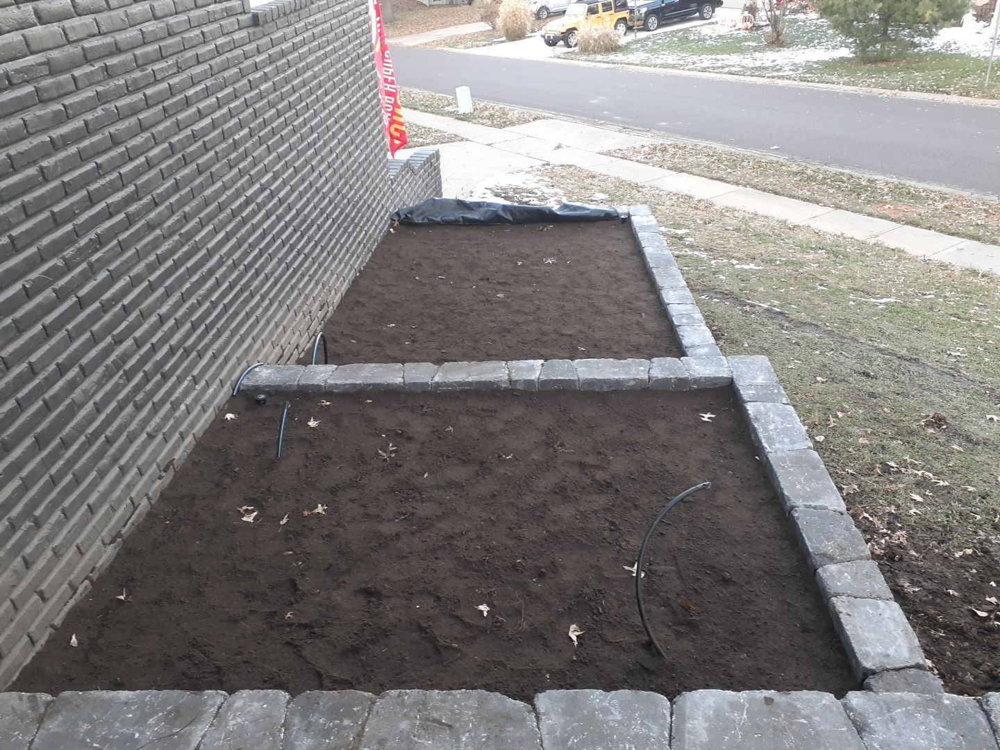 Entire Home Landscape and Retaining Walls by LAND ESCAPES LLC