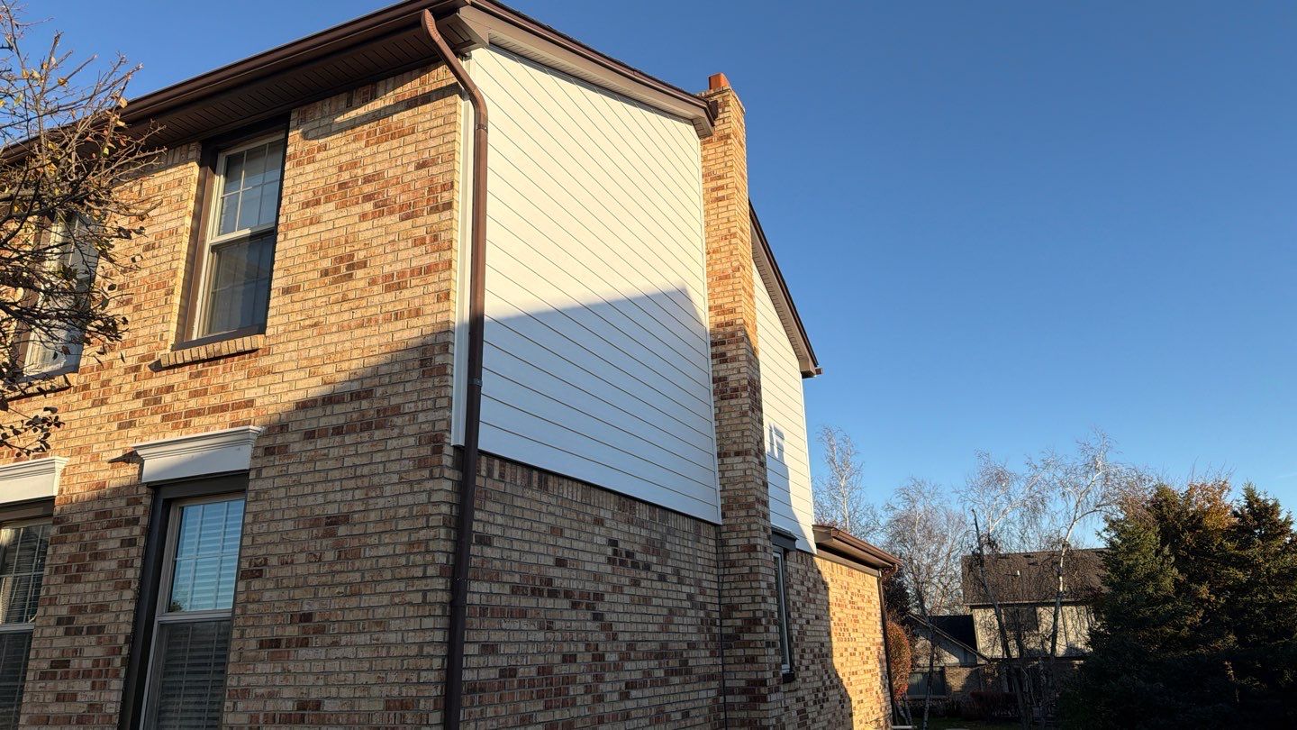 Siding Replacement using Ascend Glacier White by 180 Contractors