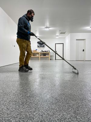 Garage using Slate Stone