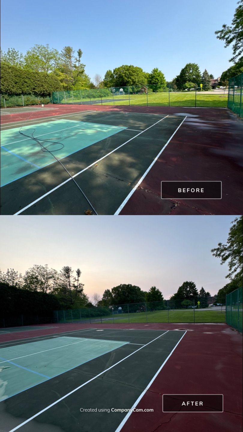 Project in Crystal Lake by Simmons Power & Soft Washing