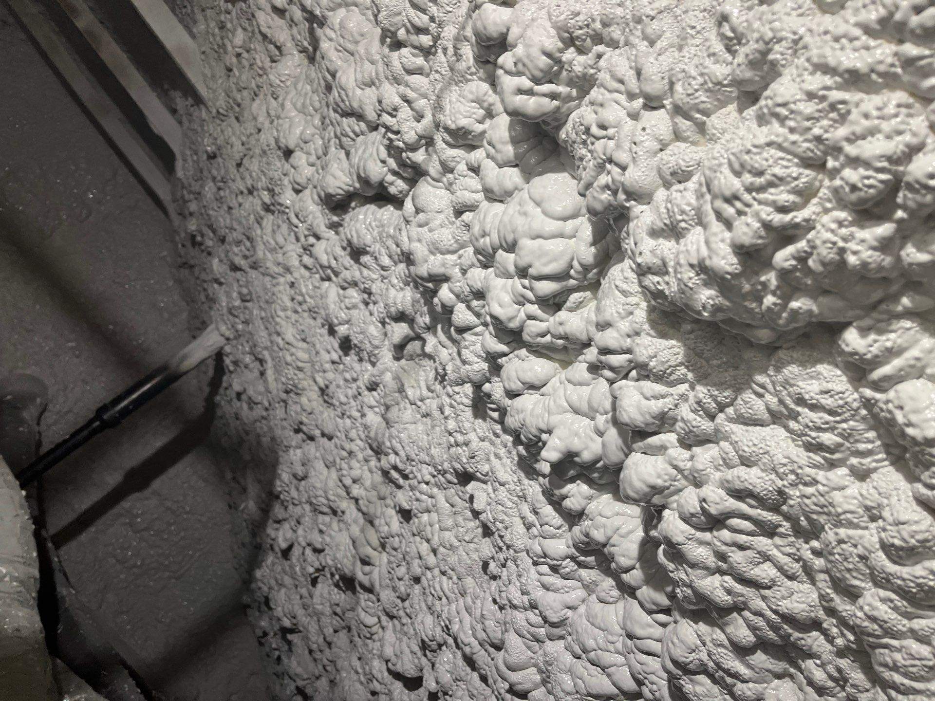 Attic Insulation using open cell spray foam by NYS Foam & Energy