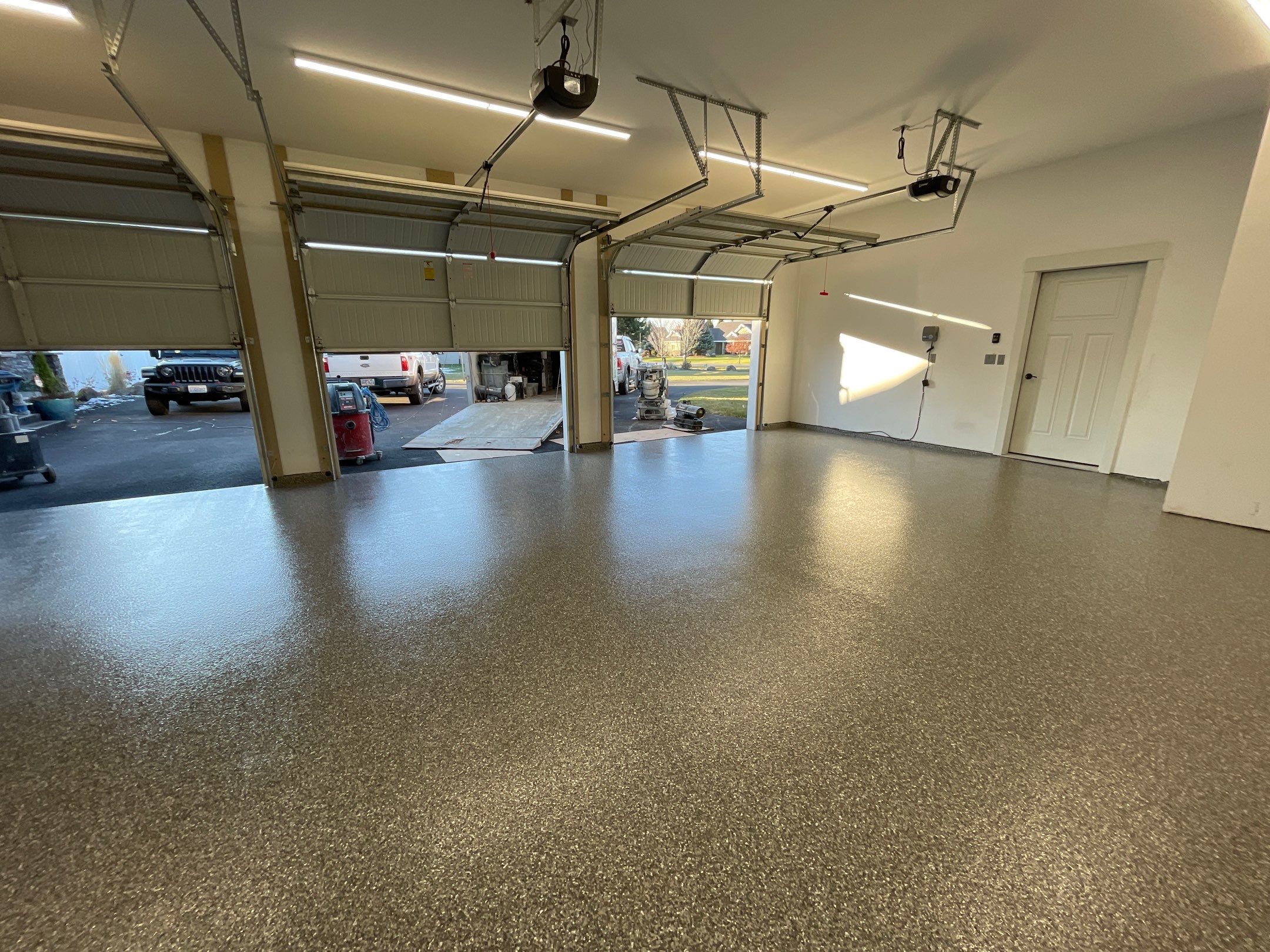 Garage Transformation using Silver Creek by Croc Coatings, LLC