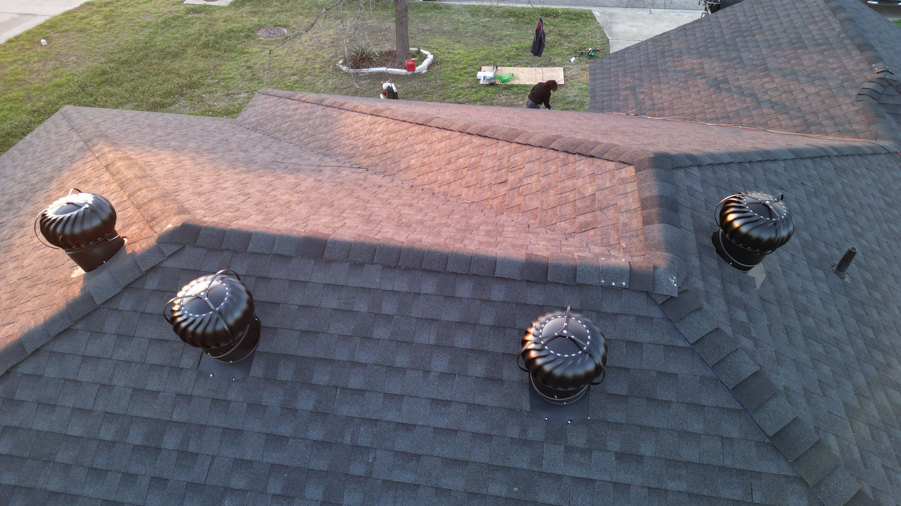 Temple TX — Hail Damage Roof Replacement & Chimney Cricket Installation, West Temple by ROAM Roof & Solar