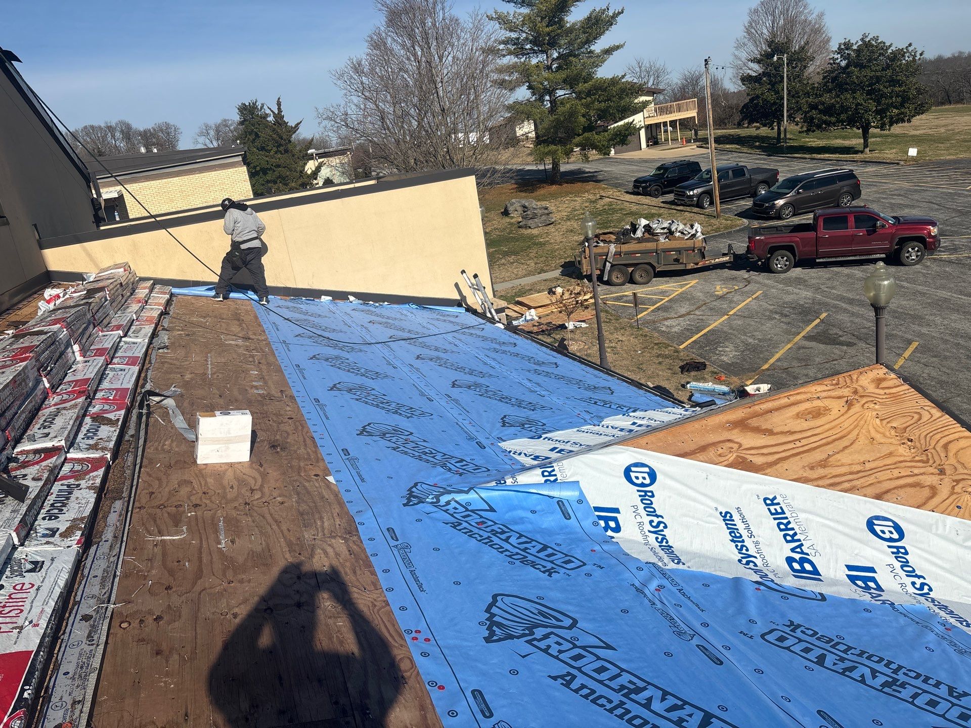 Commercial Multi Structure Roof Install  by Titan Commercial & Residential Roofing 