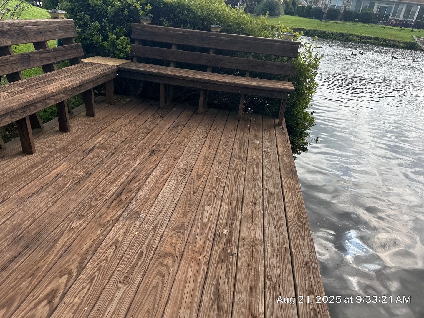 Wood Dock using Wood Sealant by DuraSeal