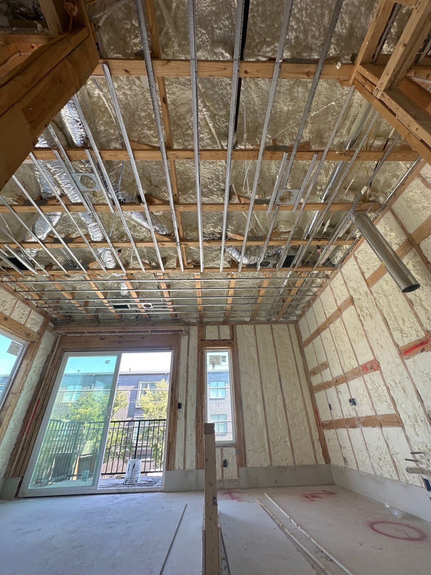 🏢 Full Foam Envelope on This Dallas Multi-Family Build by Apex Insulation Solutions