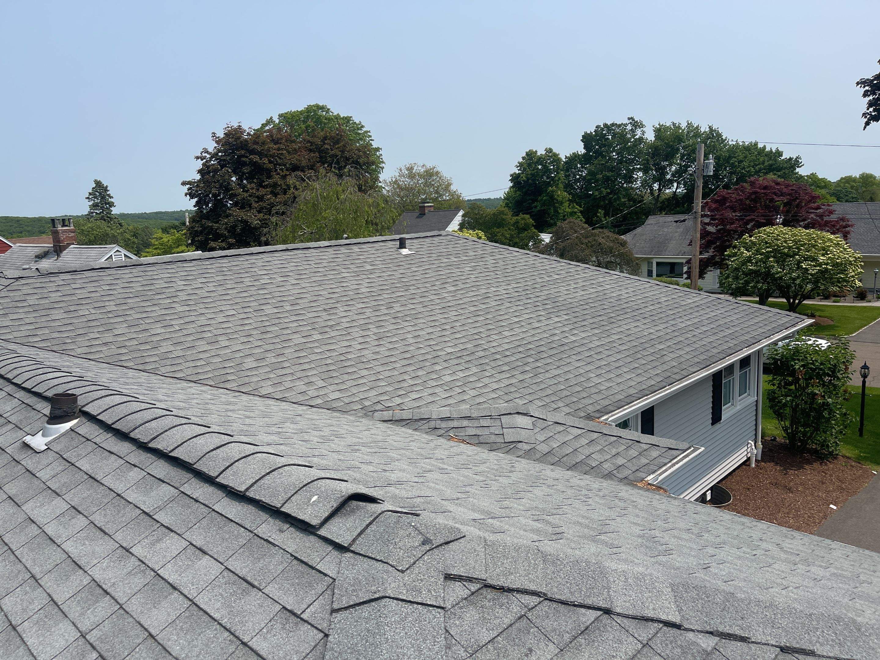 Residential Roofing Installation using Owens Corning Duration Onyx Black by A Plus Exterior