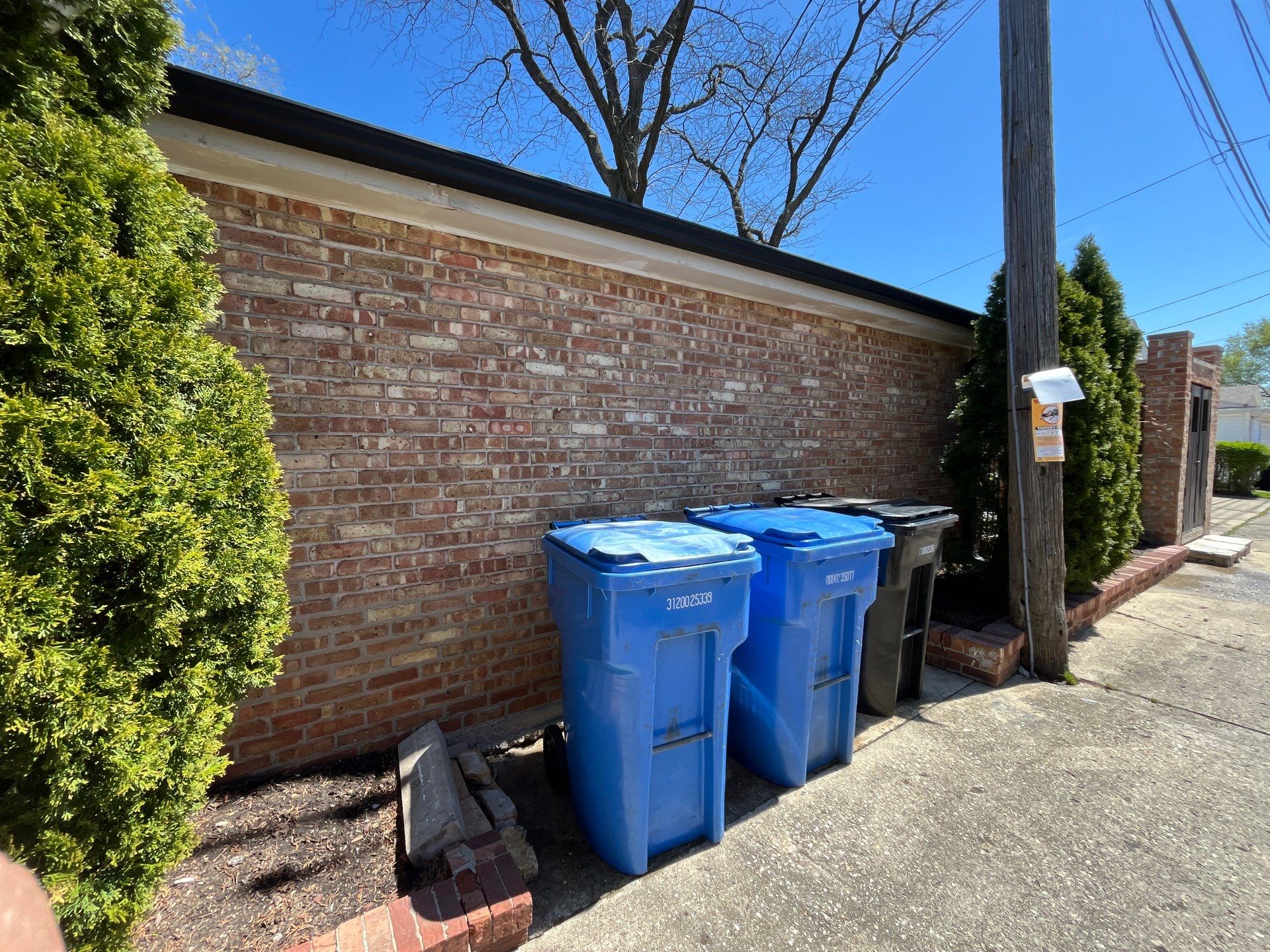 Brick repair, CSS, and stone cleaning by Northern Power Washing LLC.