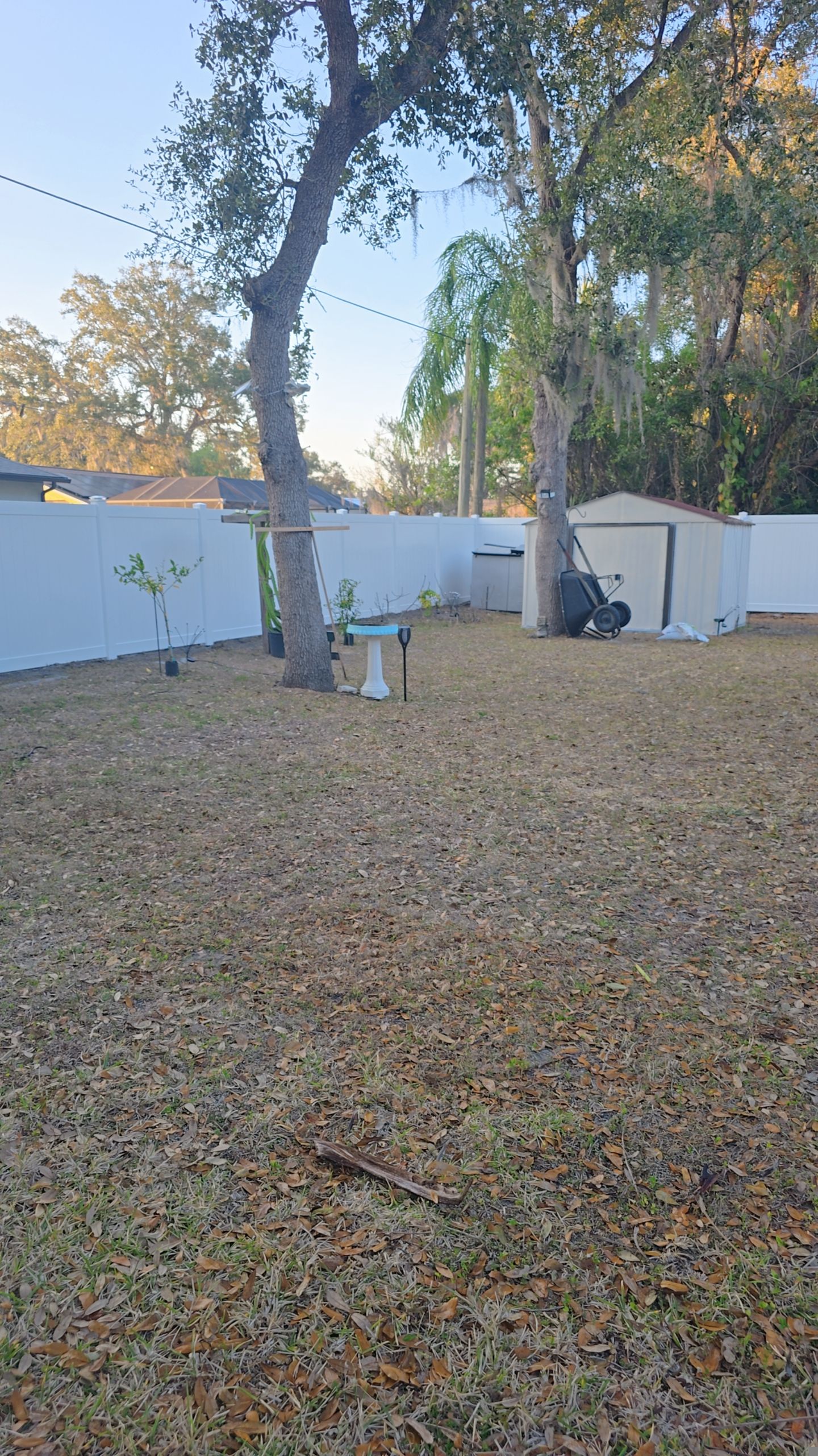 White Vinyl Fence in Port Charlotte by True Fence LLC