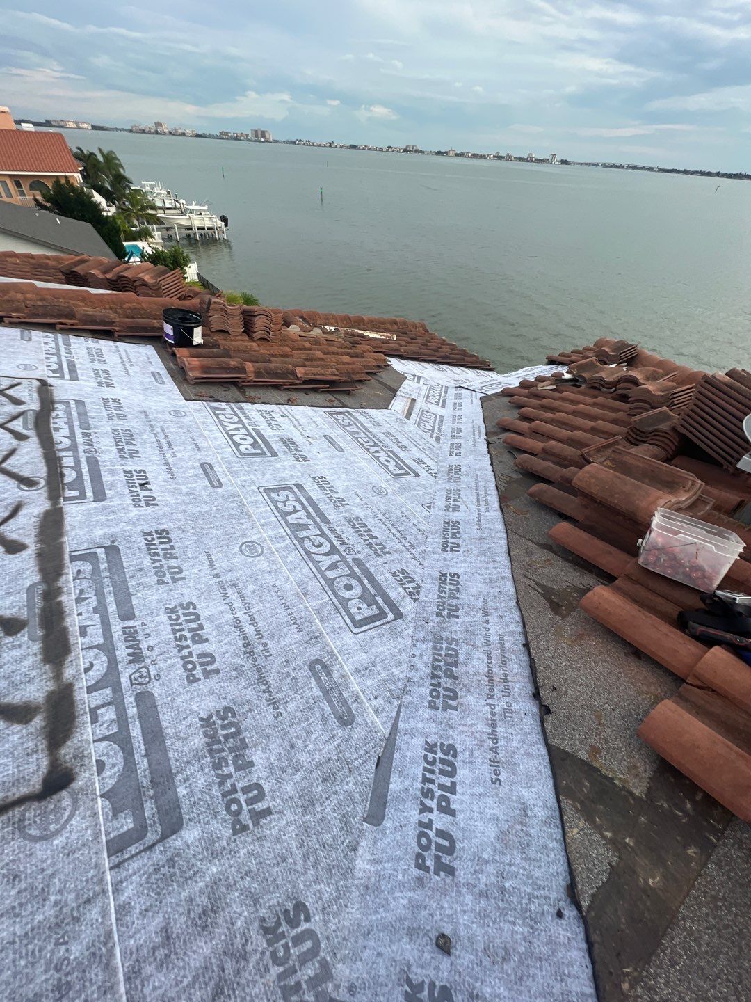 Residential Roofing Repair using Concrete Roof Tile by RoofSmith of Tampa Bay