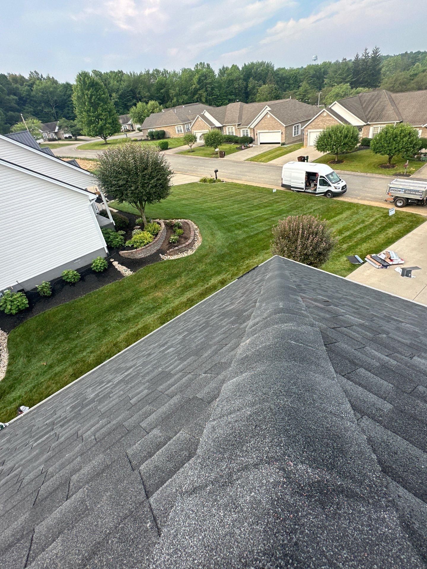 Residential Roofing Installation using Timberline UHDZ Shingles - Charcoal by RoofX 