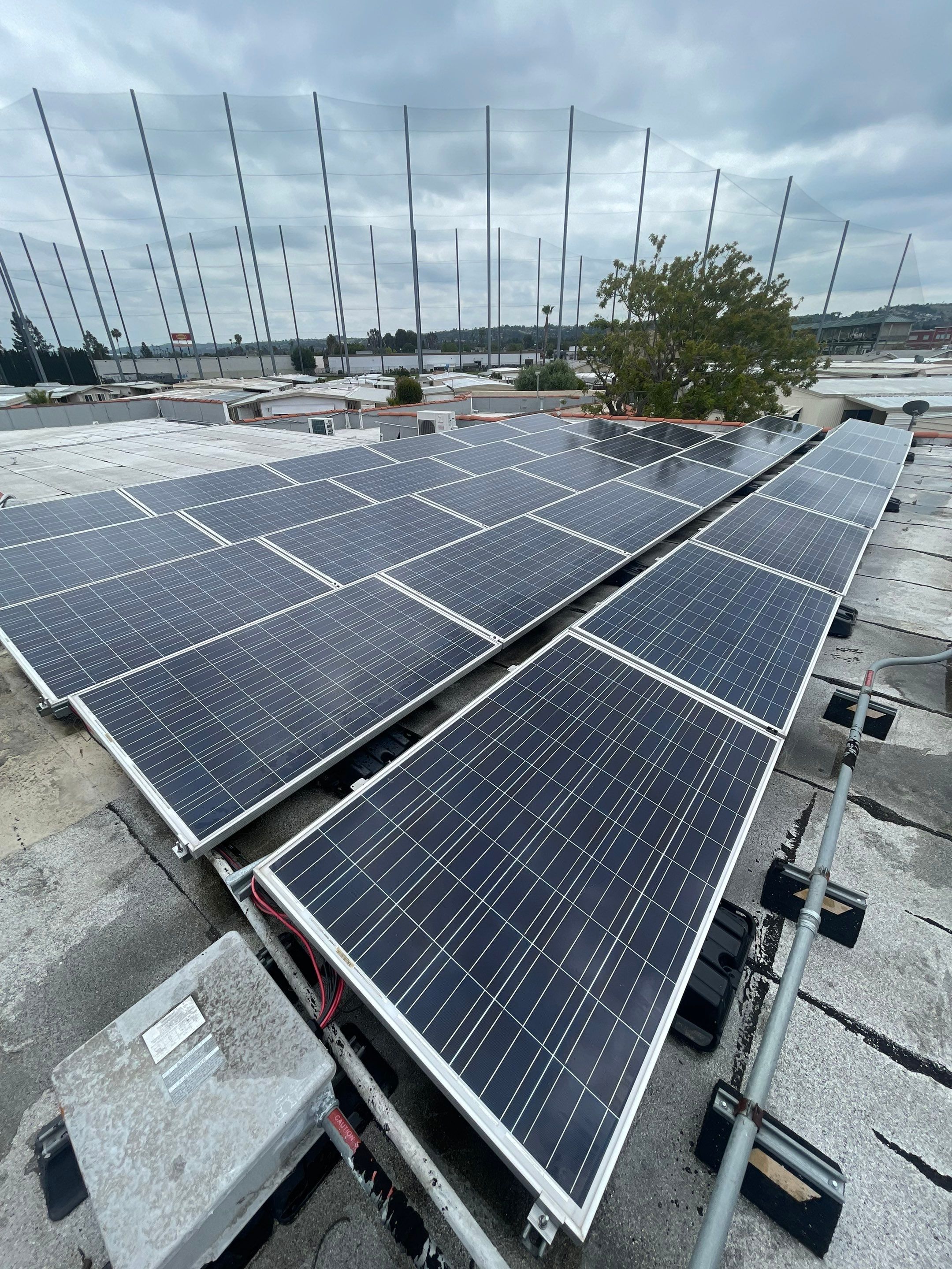 Commercial Solar Cleaning in Rowland Heights for Mobile Home Park by Palm Coast Solar Cleaning