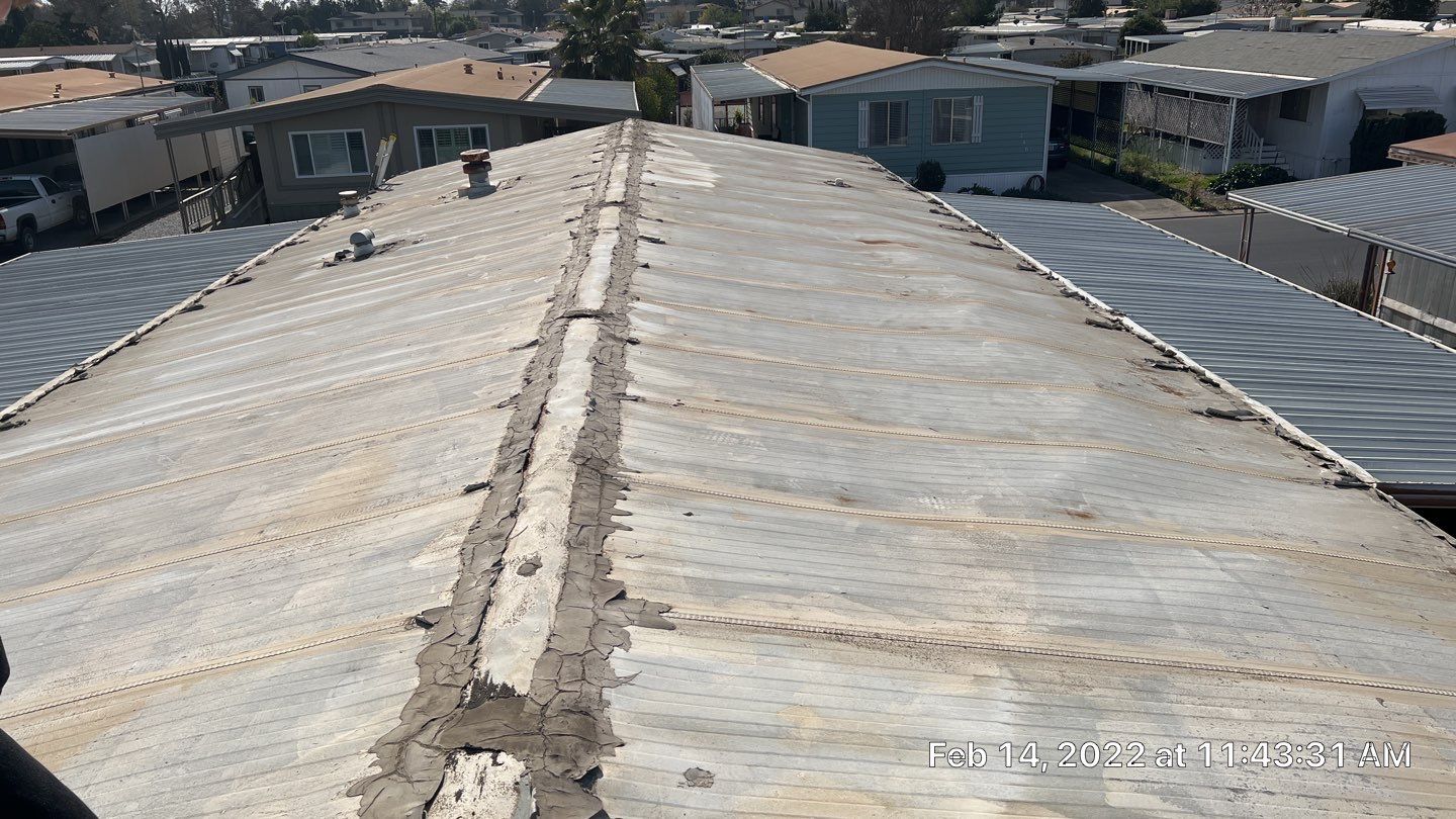 Spray foam and coatings using General Coatings acrylic coatings and spray foam by Straight Edge Roofing Inc