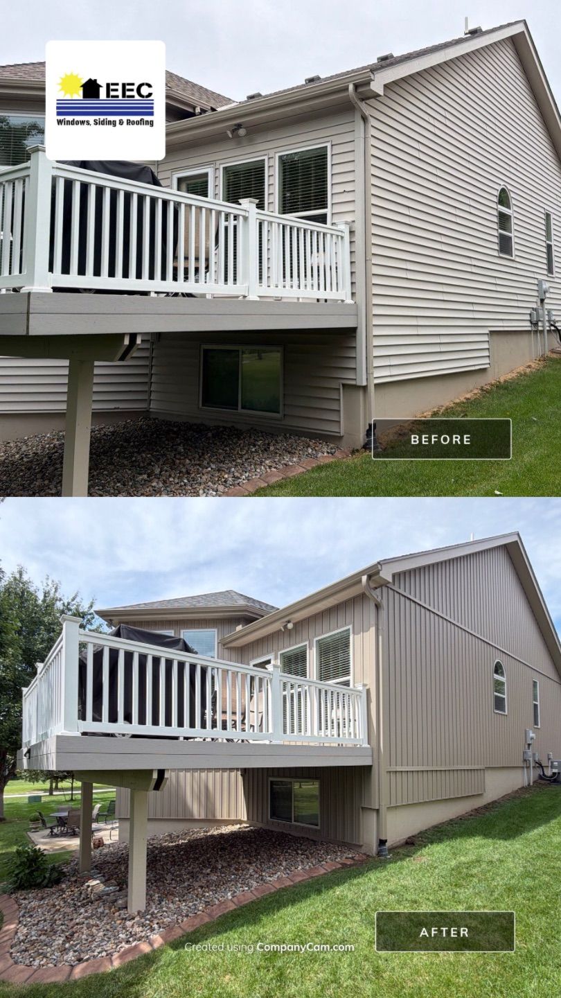 Comprehensive Kansas City Home Remodel With Siding & Roofing Installation by EEC Windows, Siding & Roofing