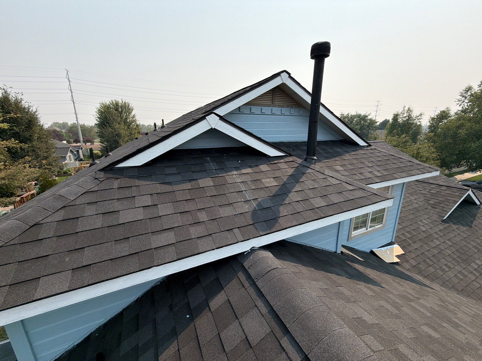 Asphalt Architectural Shingle Roof Replacement in Meridian, Idaho by Olive Roofing