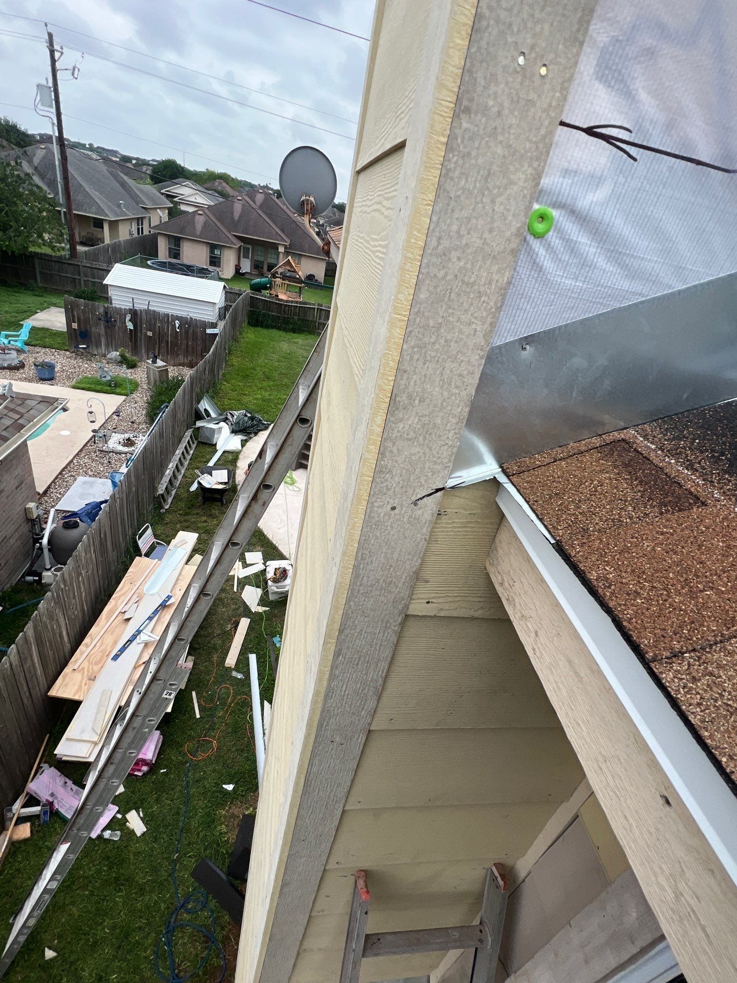 Chimney looks good but its BAD! by Bayfront Roofing and Construction