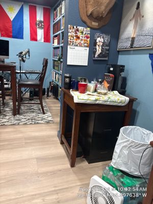 Home Office and Recording Studio Flooring Upgrade in Campbell