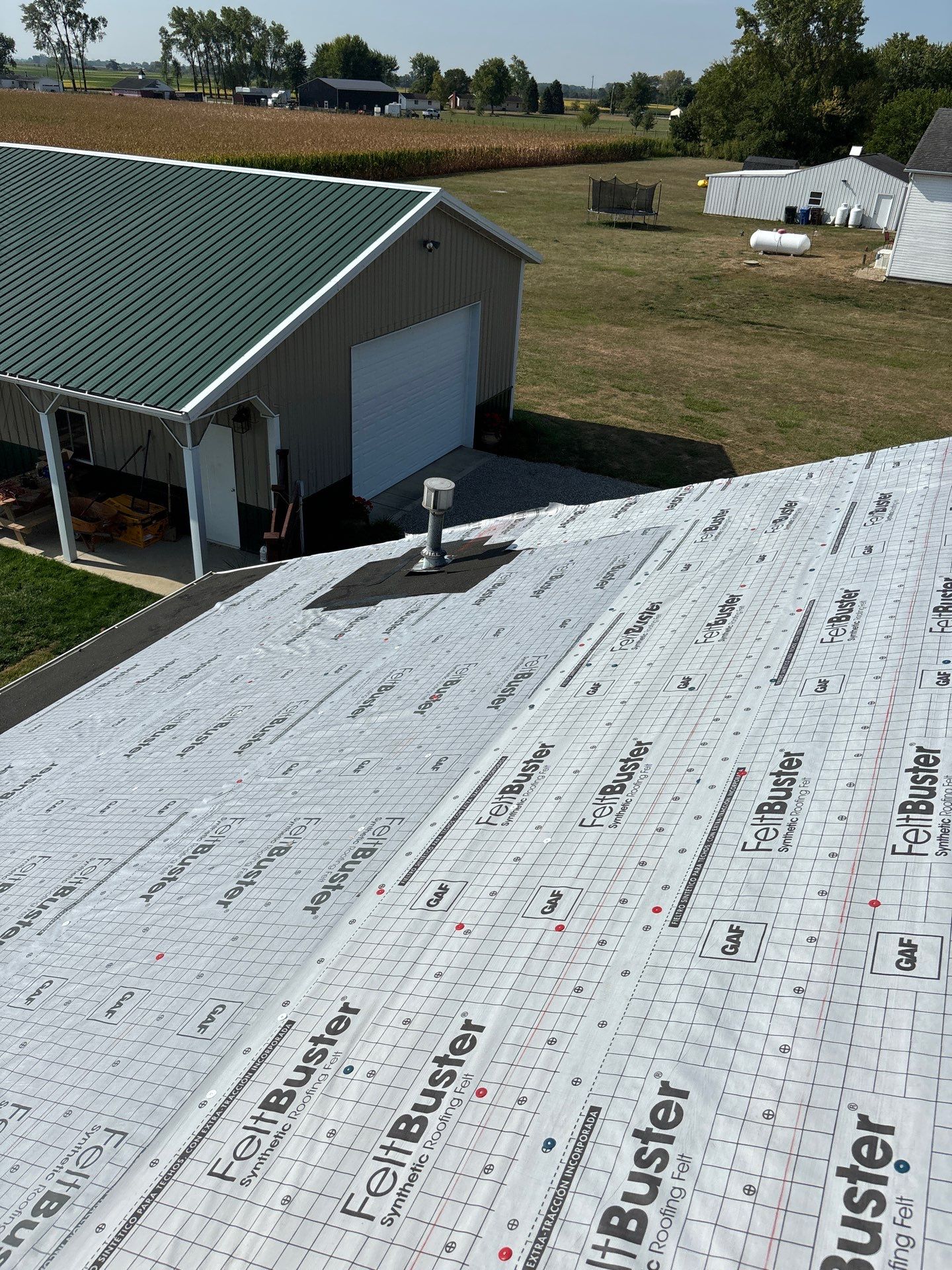 Residential Roofing Installation using Timberline HDZ Shingles - Hickory by RoofX 