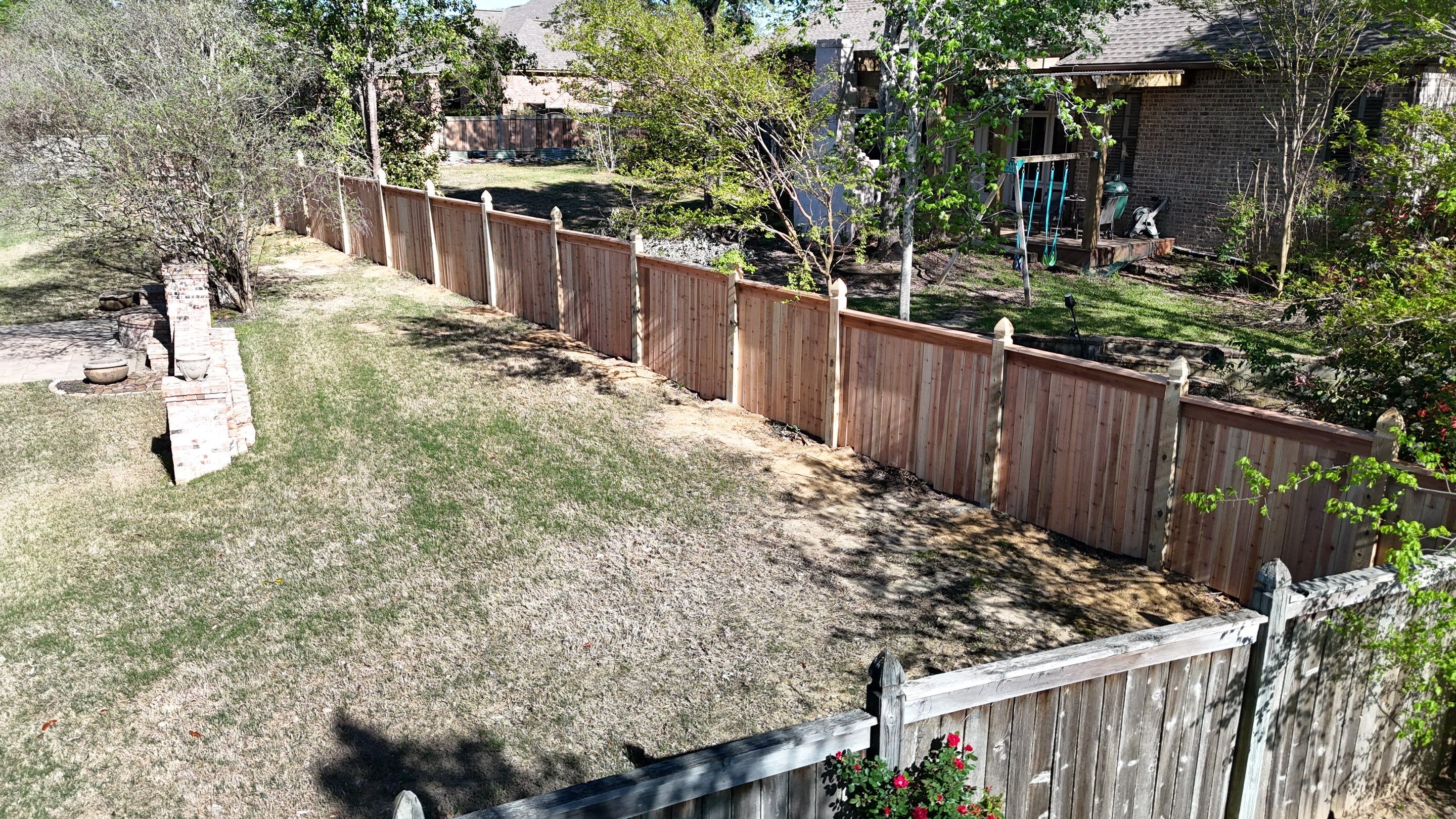 6’ Cedar Good Neighbor 6x6 French Gothic by Roberson Construction LLC