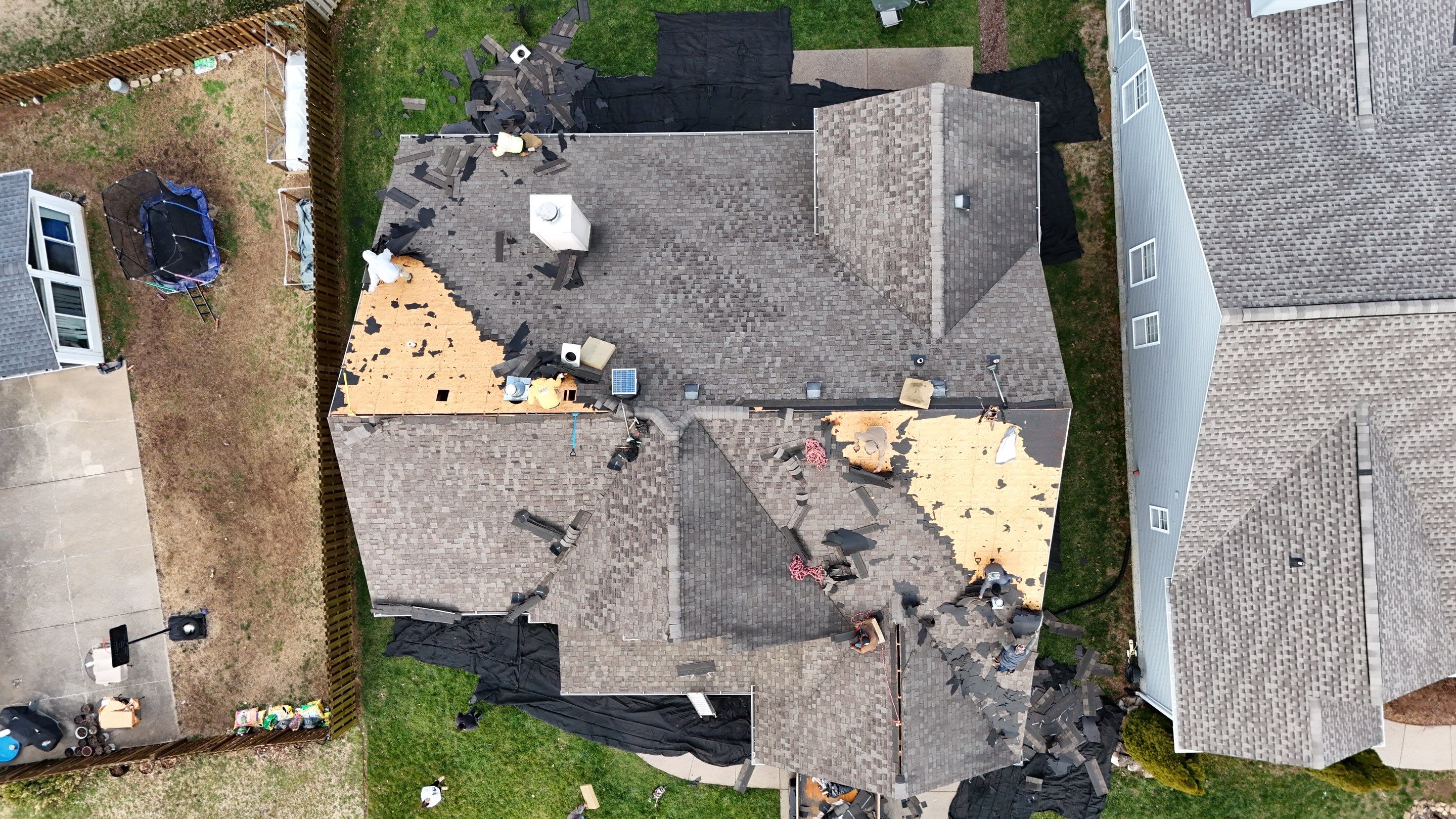 Charcoal Black Re-Roof by Royal House LLC