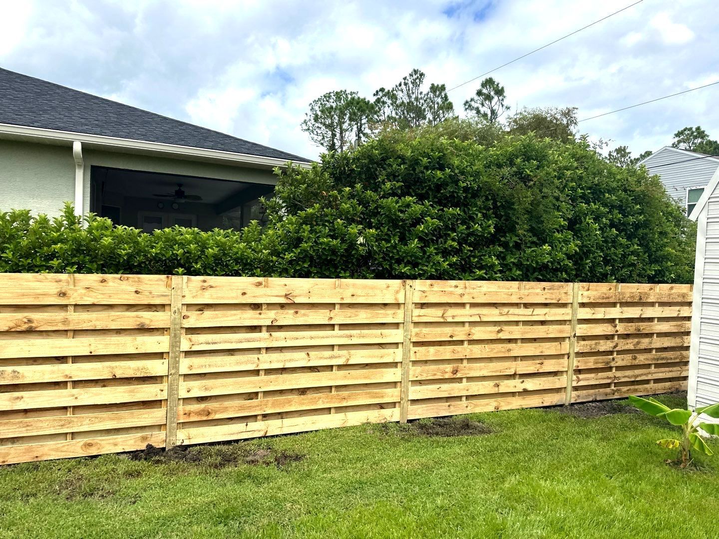Wood Fence Installation using Wood Pressure Treated Fence  by Asap fence and gates, LLC