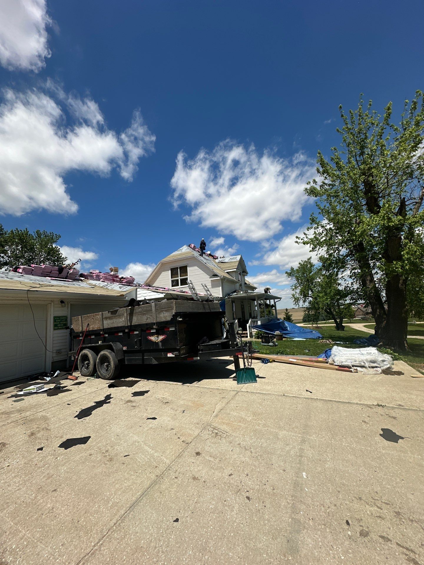 Residential Roofing Installation using Owens Corning Duration Driftwood by Lightning Exteriors