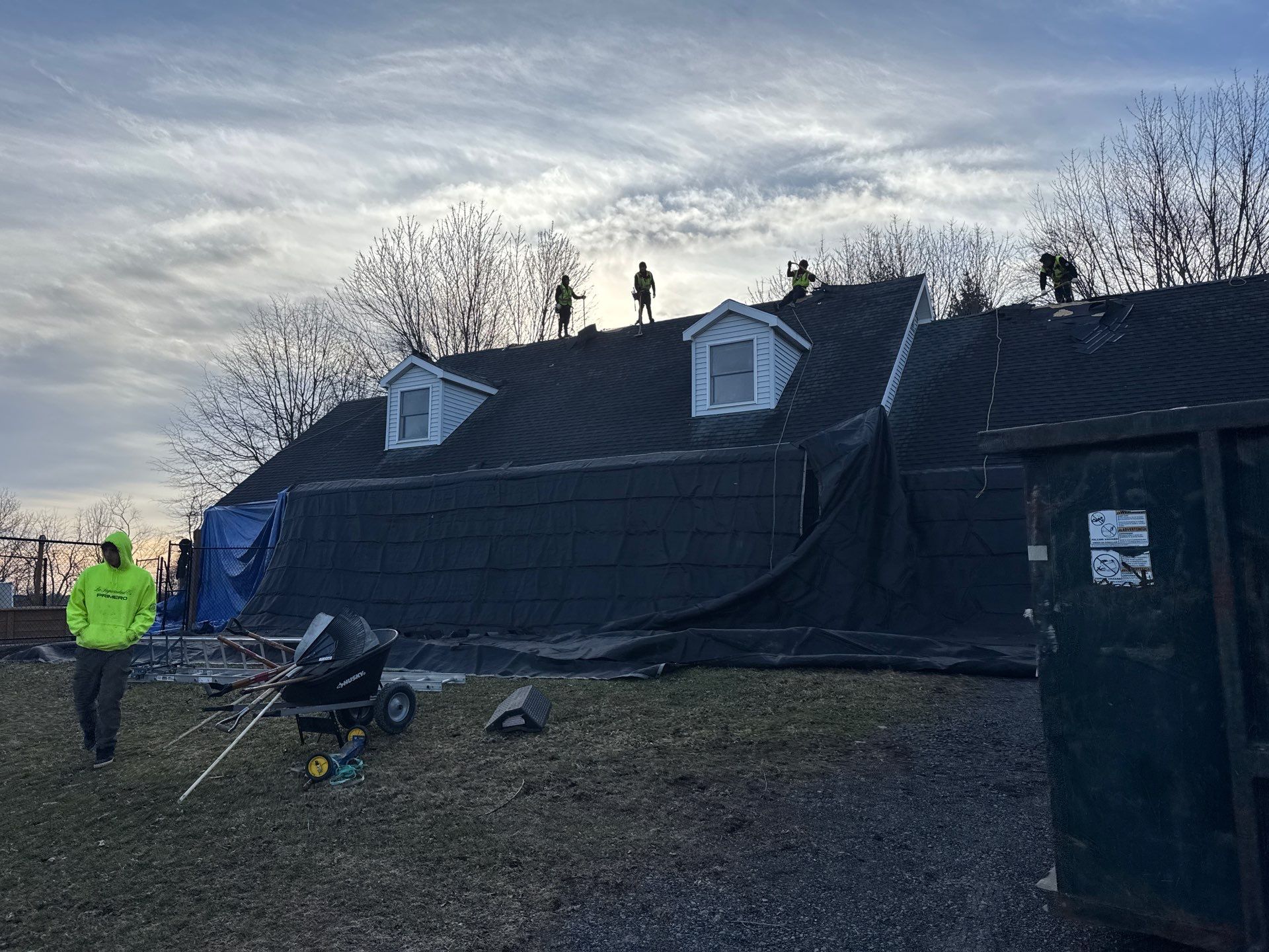 New Roof in Pine Bush, NY by roberts roofing