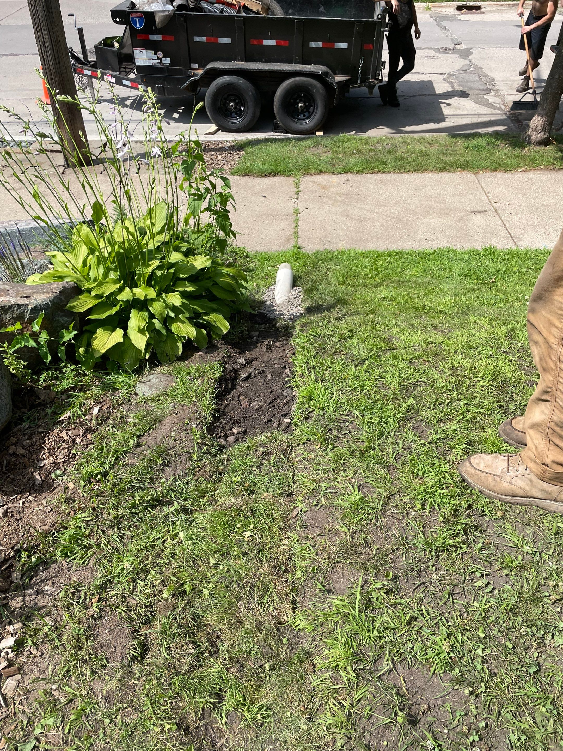Peter's French Drain and Roof Runoff System Upgrade by Waterproofing Northeast