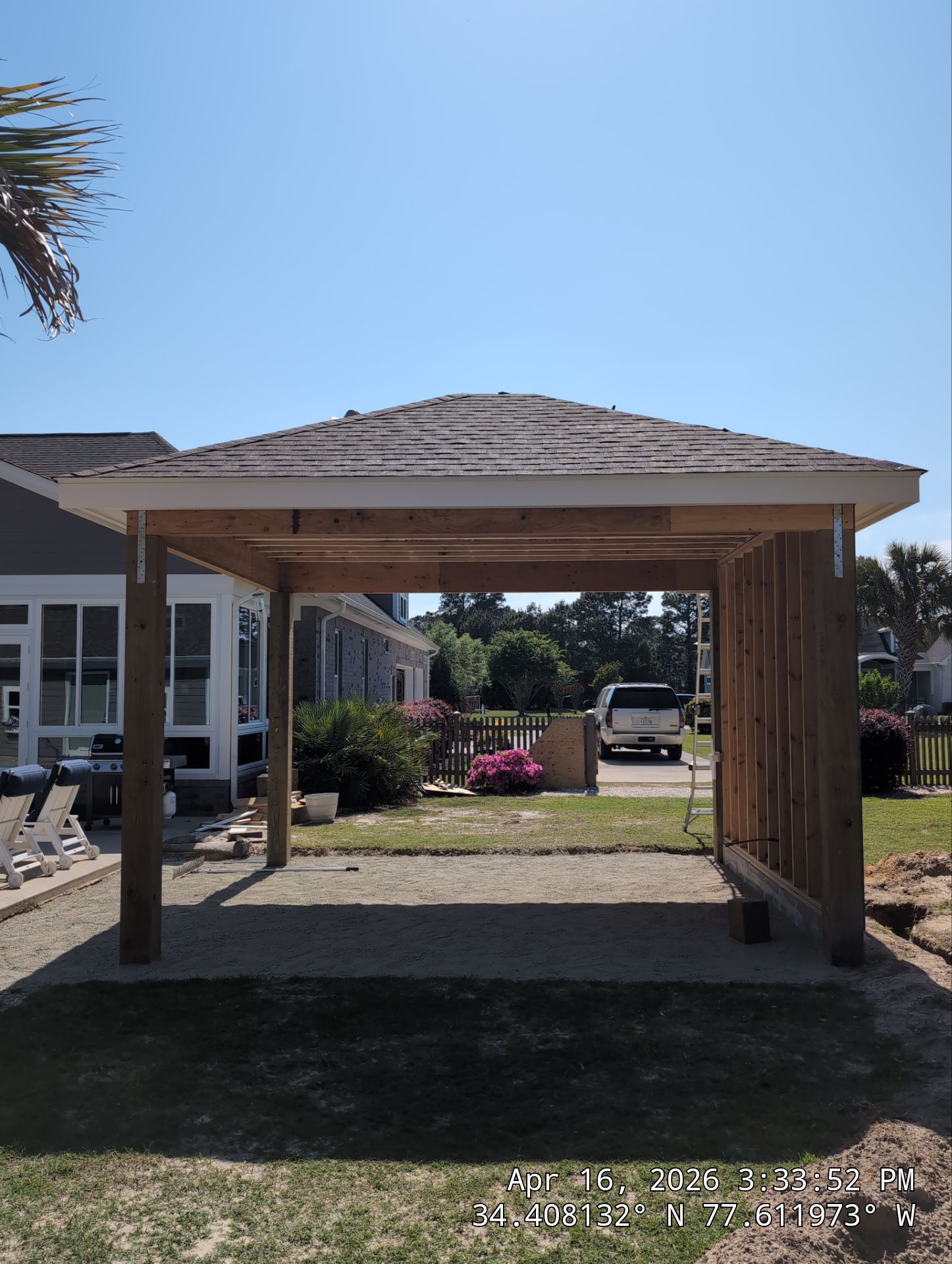 Gazebo Roof Replacement in Hampstead, NC by RGR Construction and Roofing, LLC