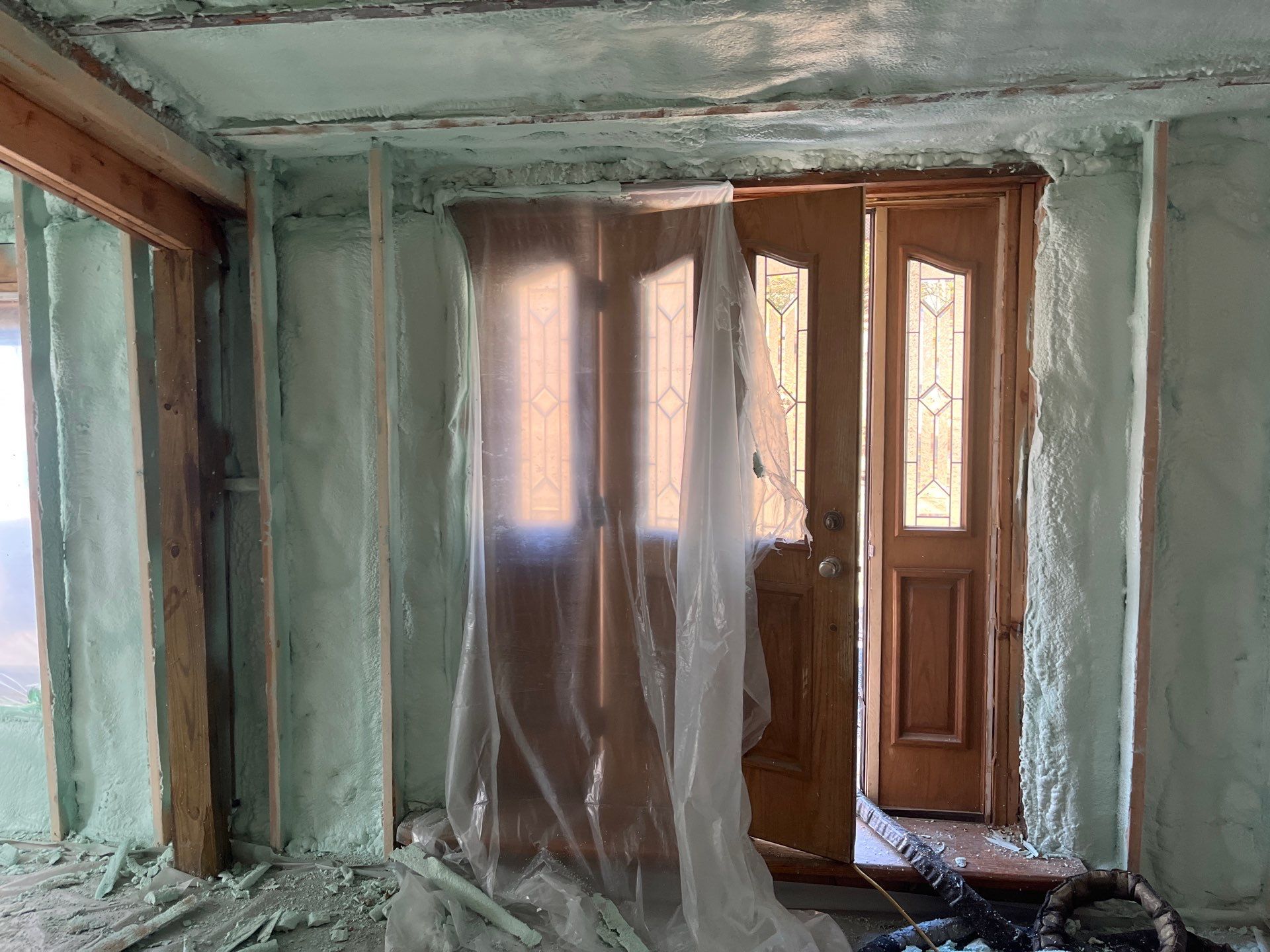 Home Remodel using Closed Cell Spray Foam by NYS Foam & Energy