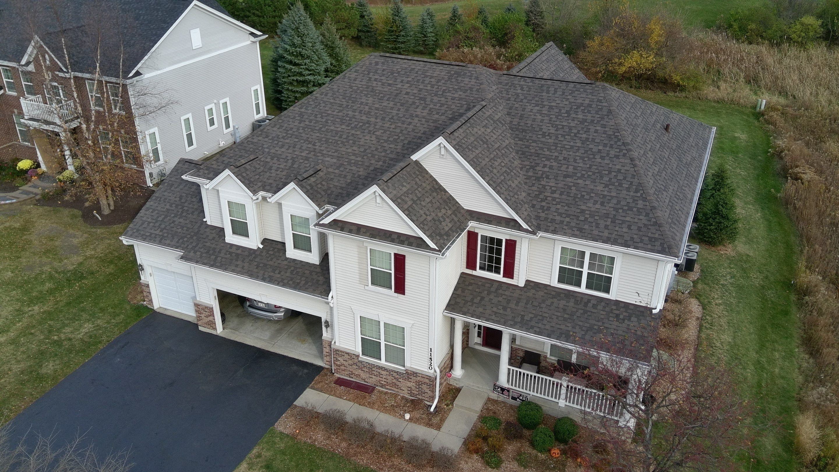 Re-roof: IKO Dynasty in DriftShake by Midwest Building Solutions