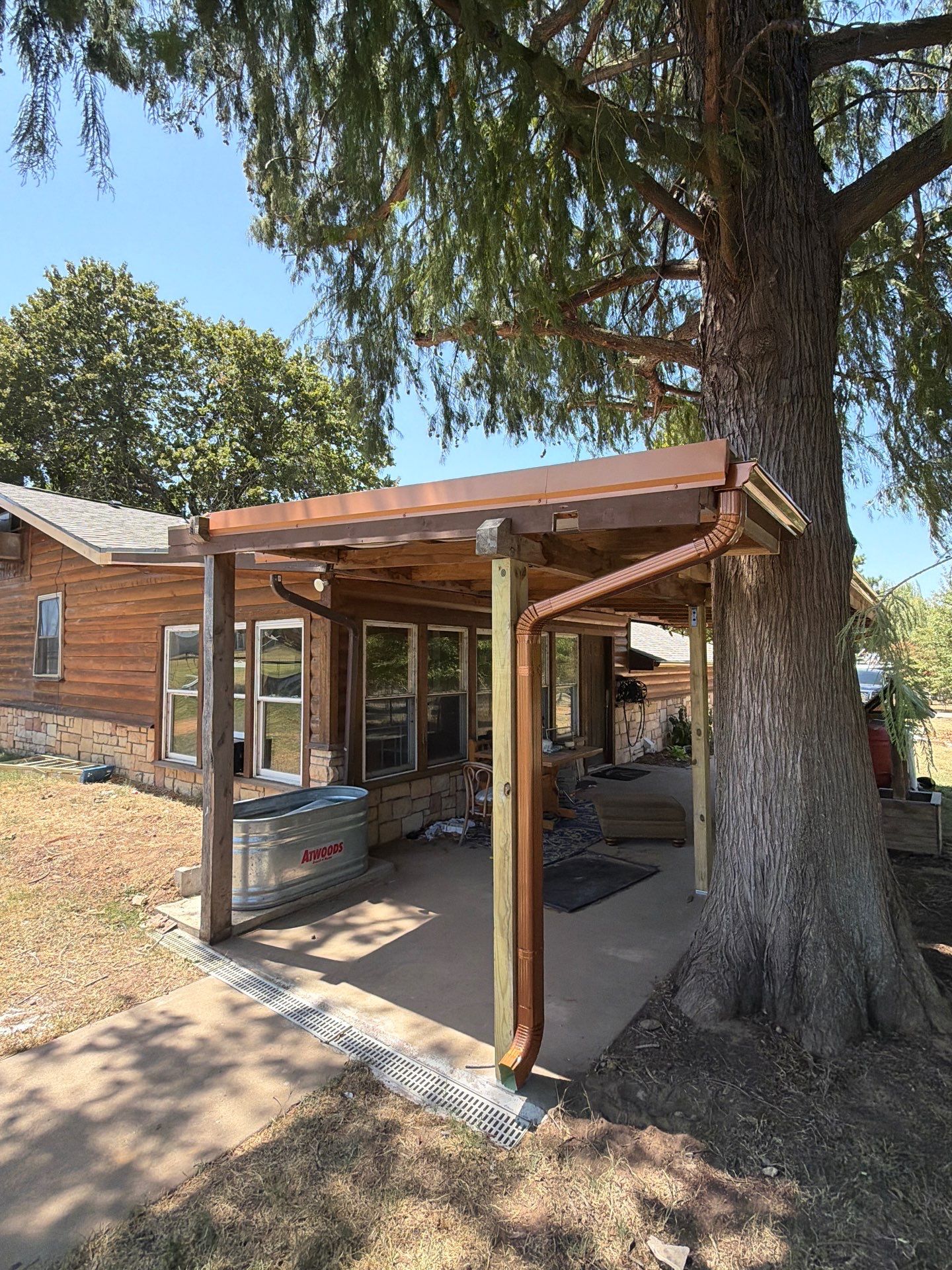 Hail damage restoration by In & Out Construction & Remodeling, LLC