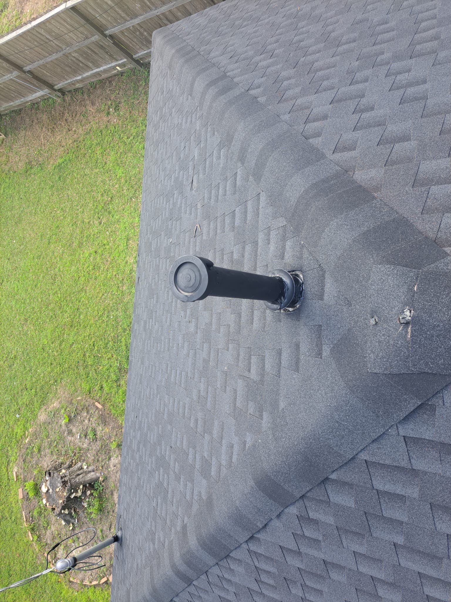 Moss-Covered Roof Made New — Conroe, TX by PL Roofing & SB Roofing, LLC.