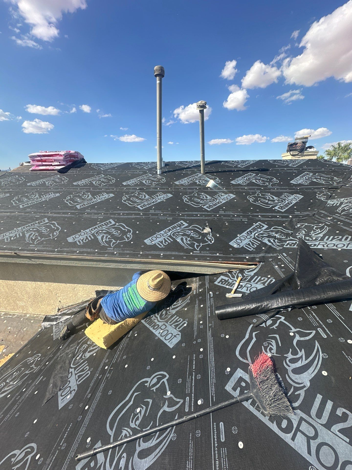 Shingle roof restoration by SPF Services 
