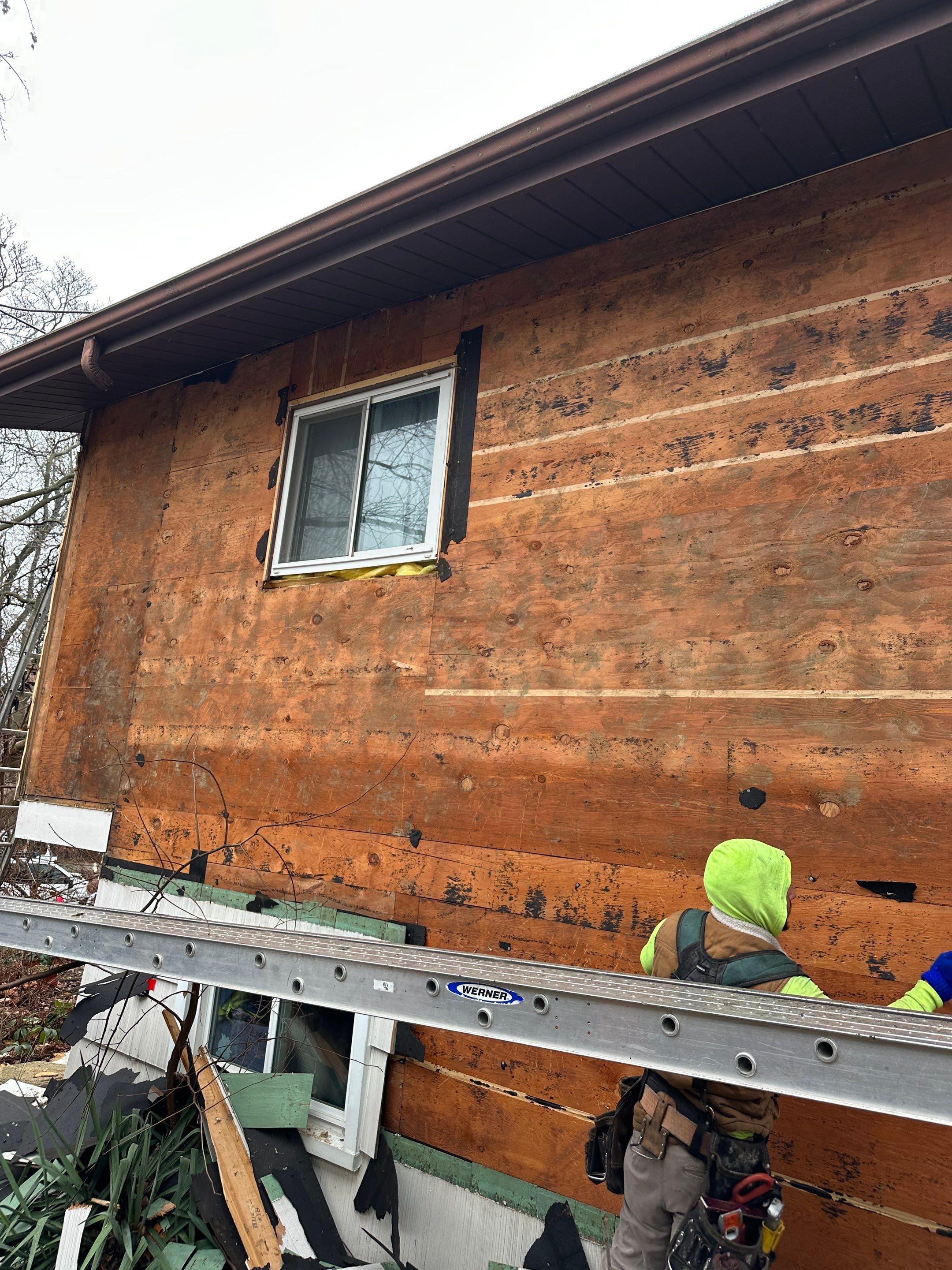 Siding Installation using LP Smartside  by Perfect Exteriors Inc. 