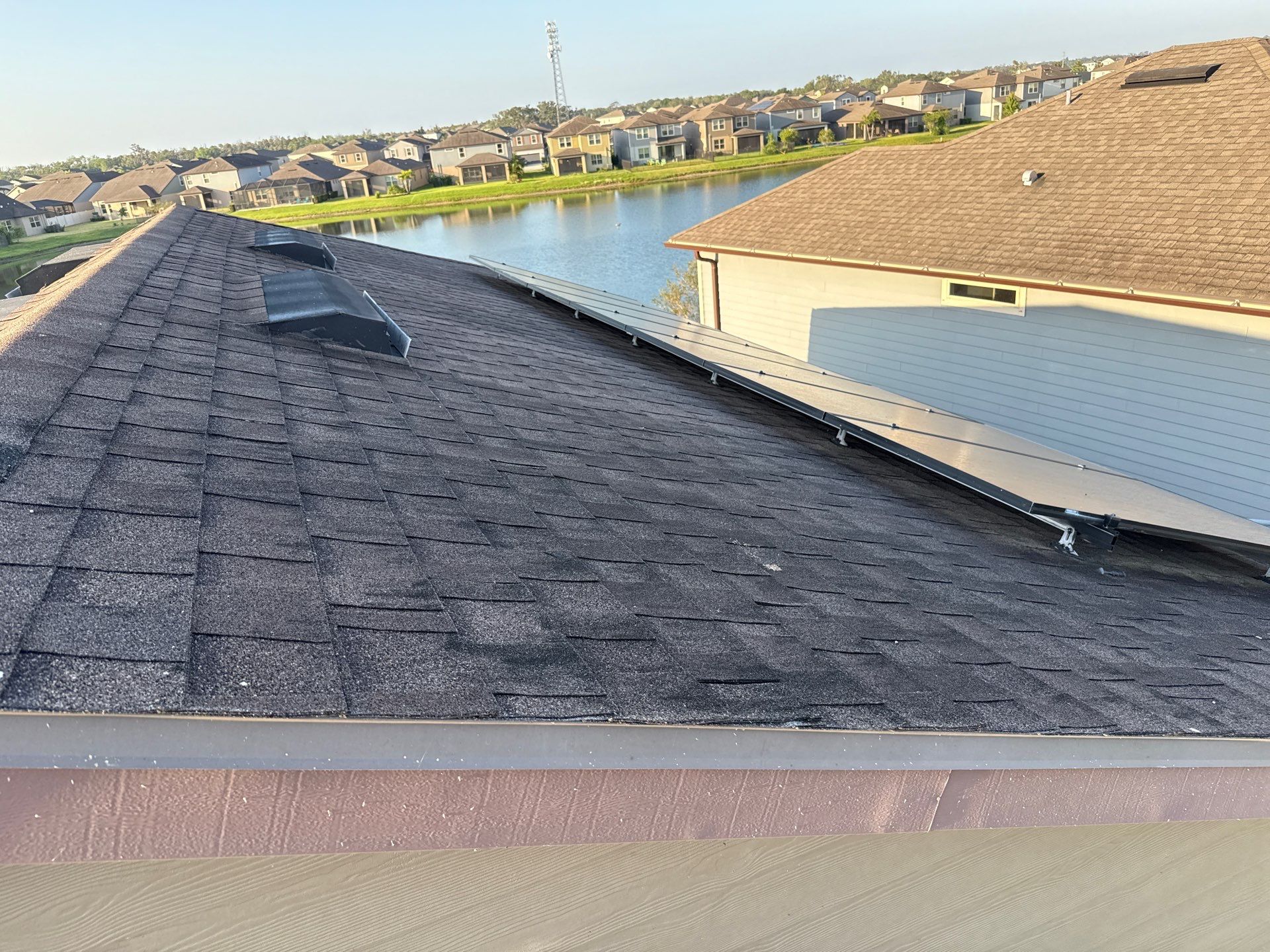 Roof Soft Wash, Pool Deck & Screen Enclosure Cleaning – Trevesta Community, Palmetto, FL by Sunshine AquaWash