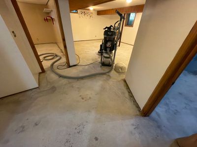 Basement Epoxy Flake Floor Installation and Surface Repair in Montague