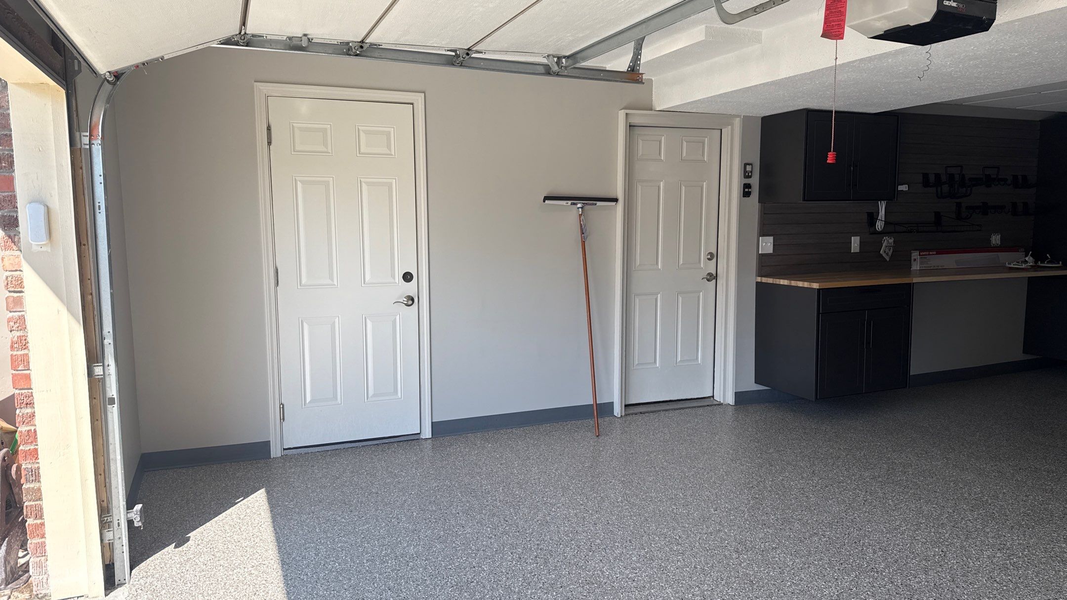 Wow Look Floor to Ceiling Slatwall  by Banner Garage