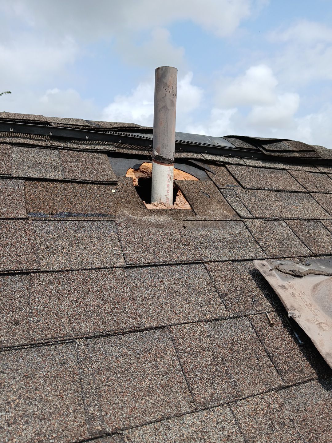 Hail Damage using Owen's Corning Duration (Lifetime) Shingles by Roof Repair Company
