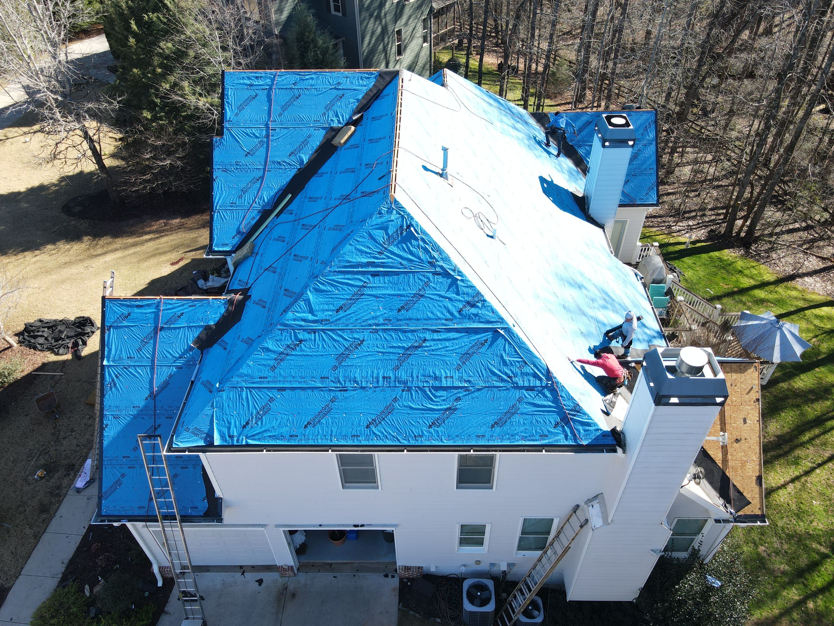 Residential Roofing Installation using Owens Corning by Inspector Roofing and Restoration