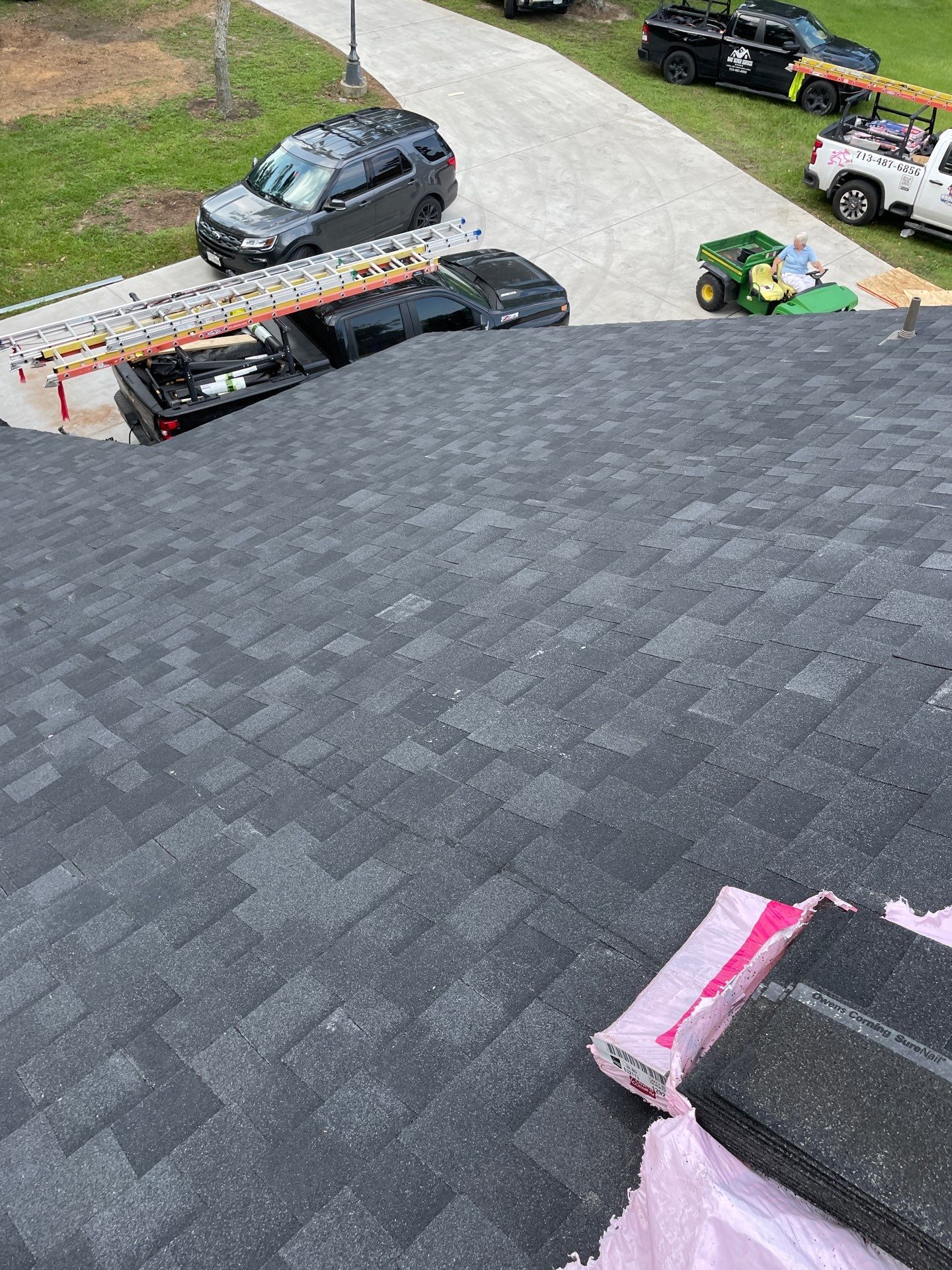 Residential Roofing Installation using Owen's Corning Duration (Lifetime) Shingles by Roof Repair Company