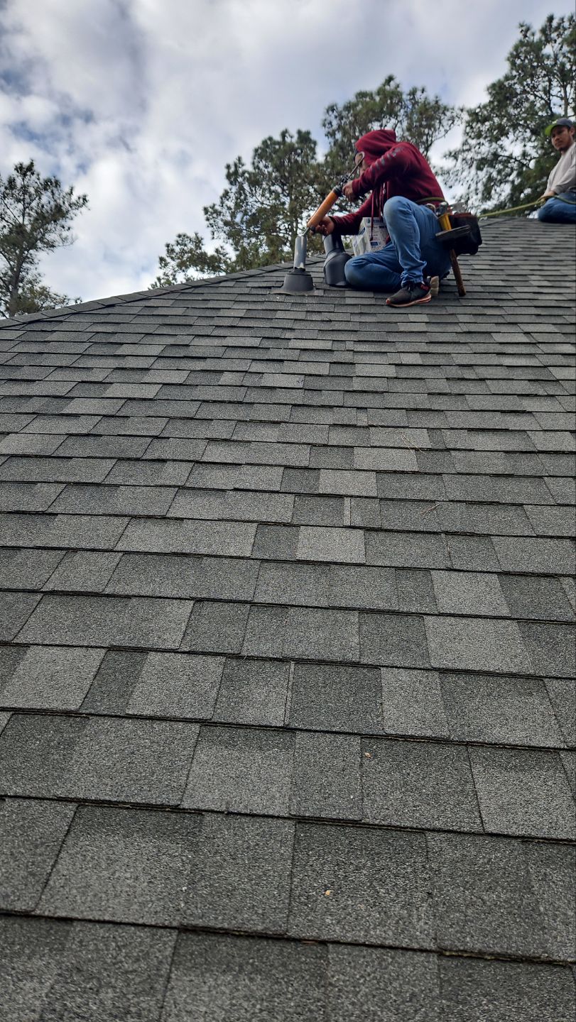 Roof Repair with PermaBoots, Gutter Installation, Cleaning, using 6" Seamless Gutters and Leaf Filter Guards by Indigo State Roofing