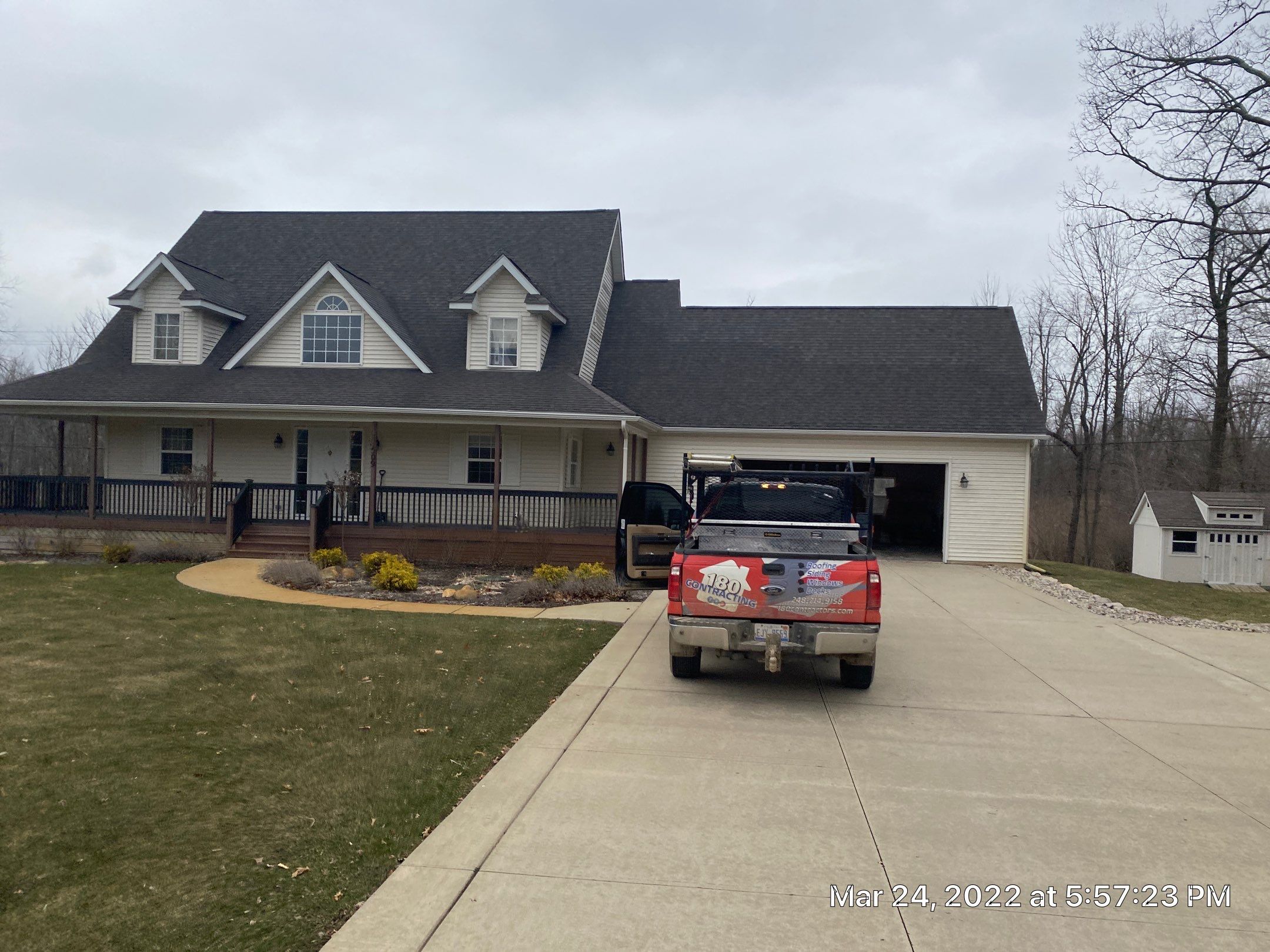 Roof Replacement using Owens Corning by 180 Contractors