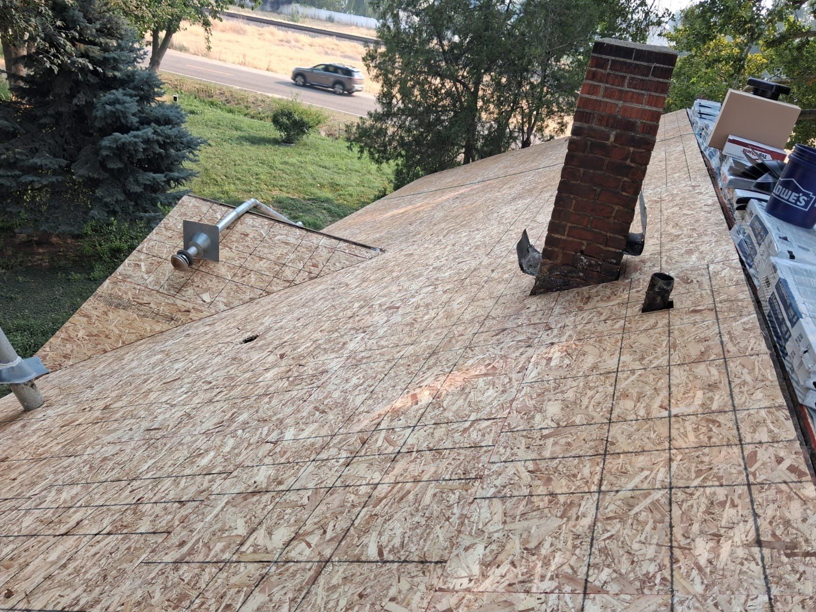 Full Residential Roof Replacement with New OSB Sheathing in Nampa by Olive Roofing
